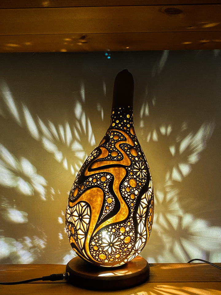 #240603 Gourd lamp ひょうたんランプ