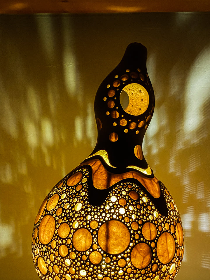 #240601 Gourd lamp ひょうたんランプ