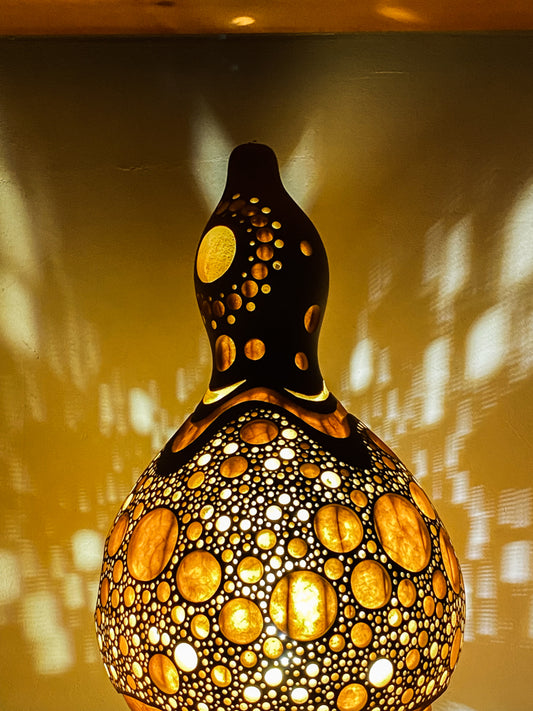 #240601 Gourd lamp ひょうたんランプ