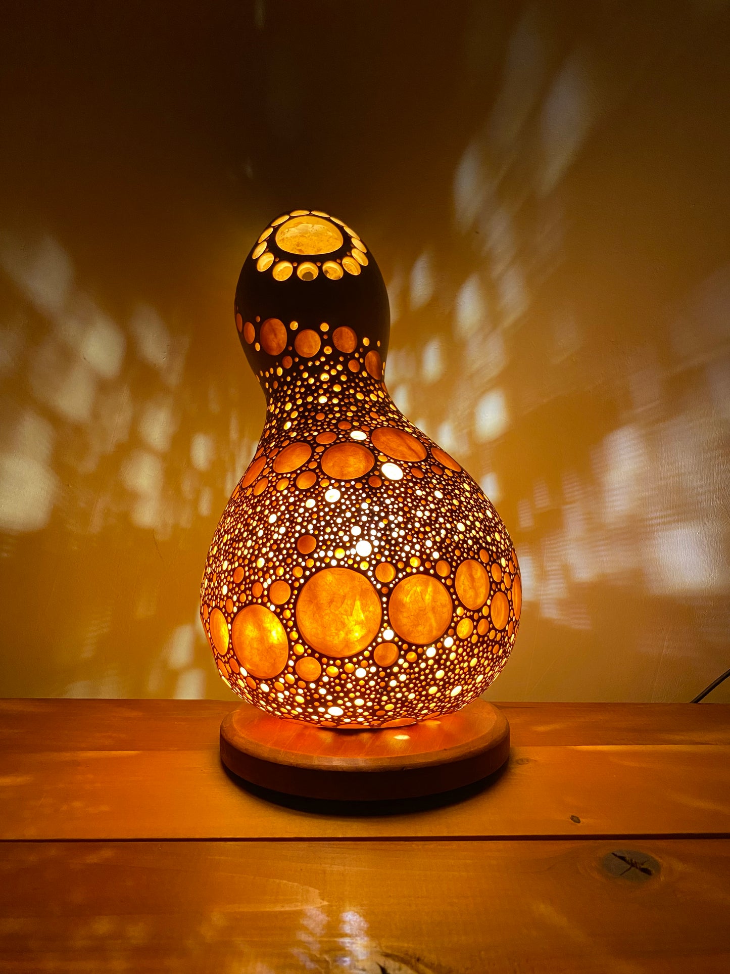 #241102 Gourd lamp ひょうたんランプ