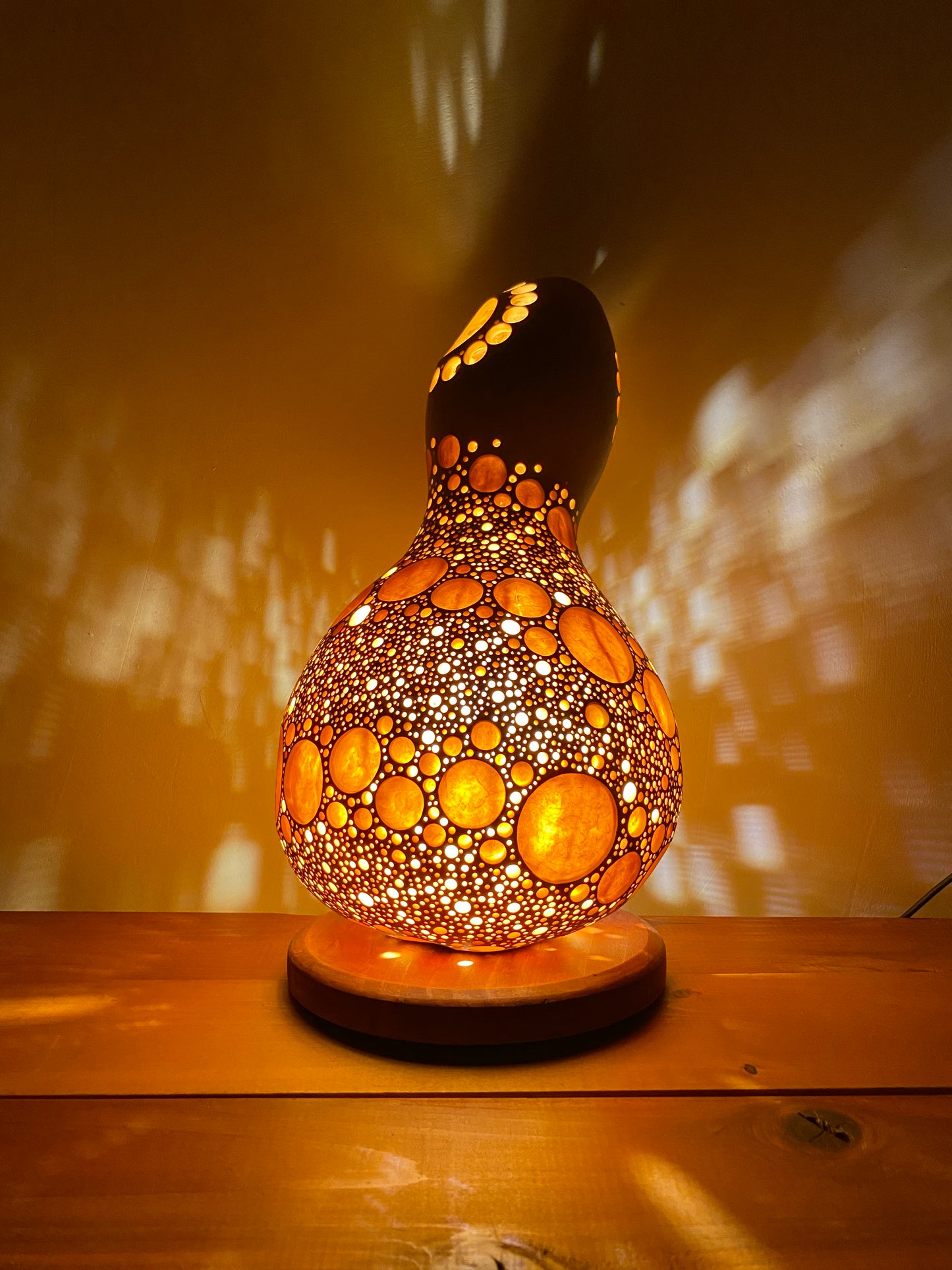 #241102 Gourd lamp ひょうたんランプ