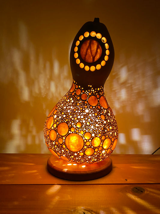 #241102 Gourd lamp ひょうたんランプ