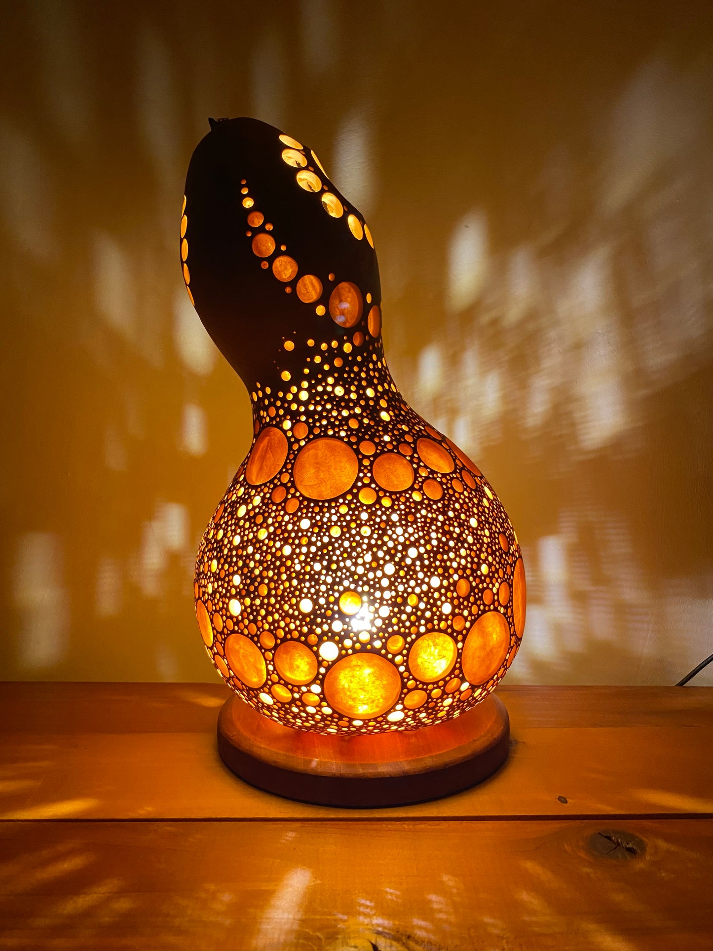 #241102 Gourd lamp ひょうたんランプ