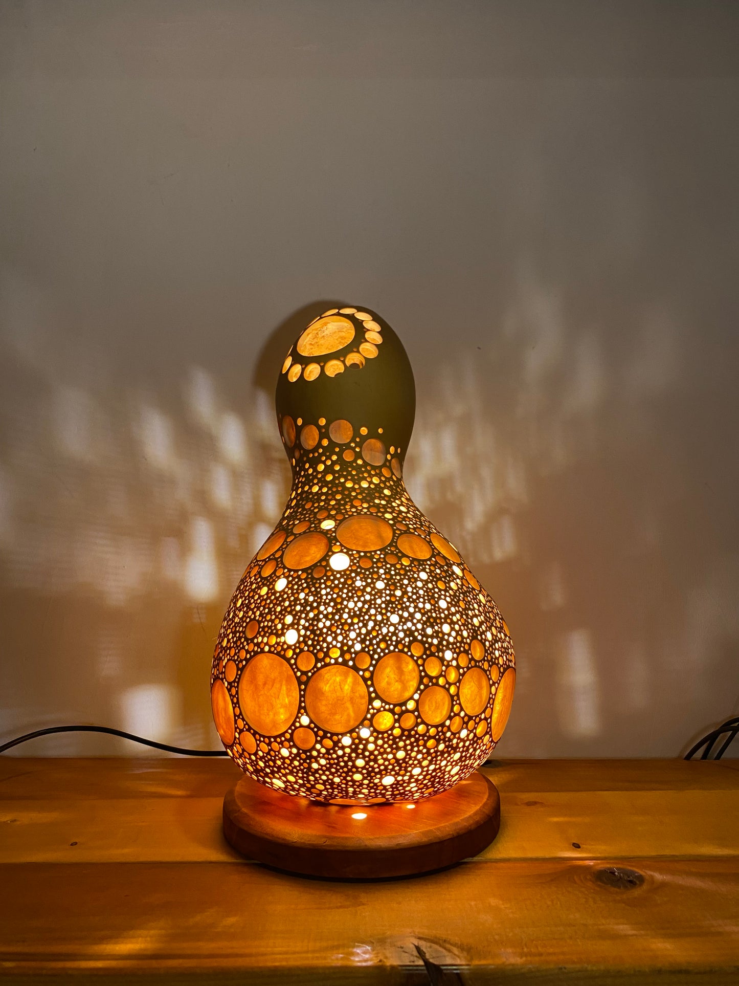 #241102 Gourd lamp ひょうたんランプ