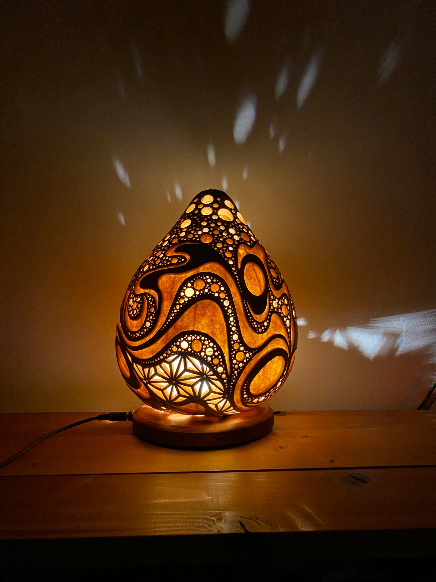 #241103 Gourd lamp ひょうたんランプ