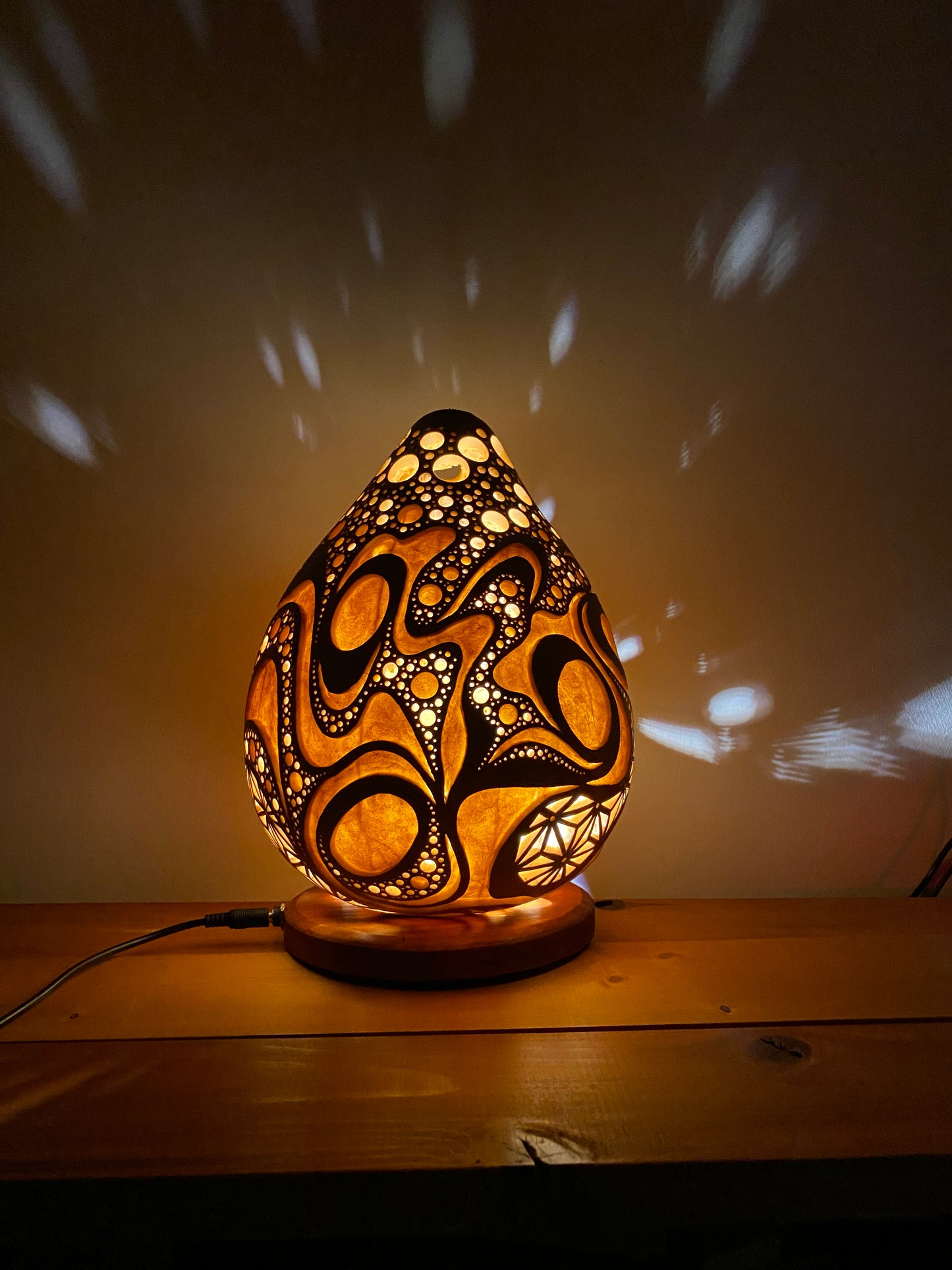 #241103 Gourd lamp ひょうたんランプ