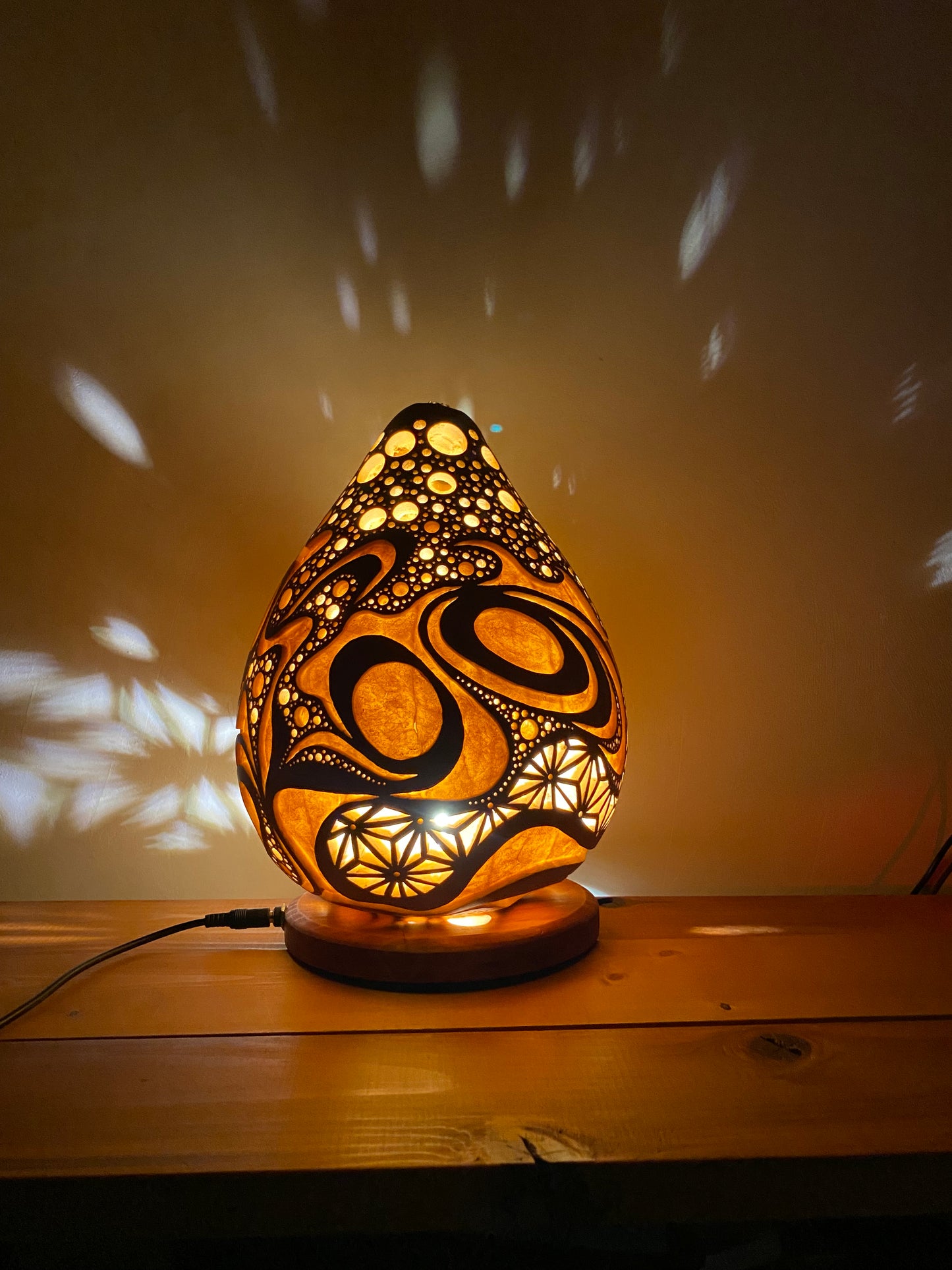 #241103 Gourd lamp ひょうたんランプ