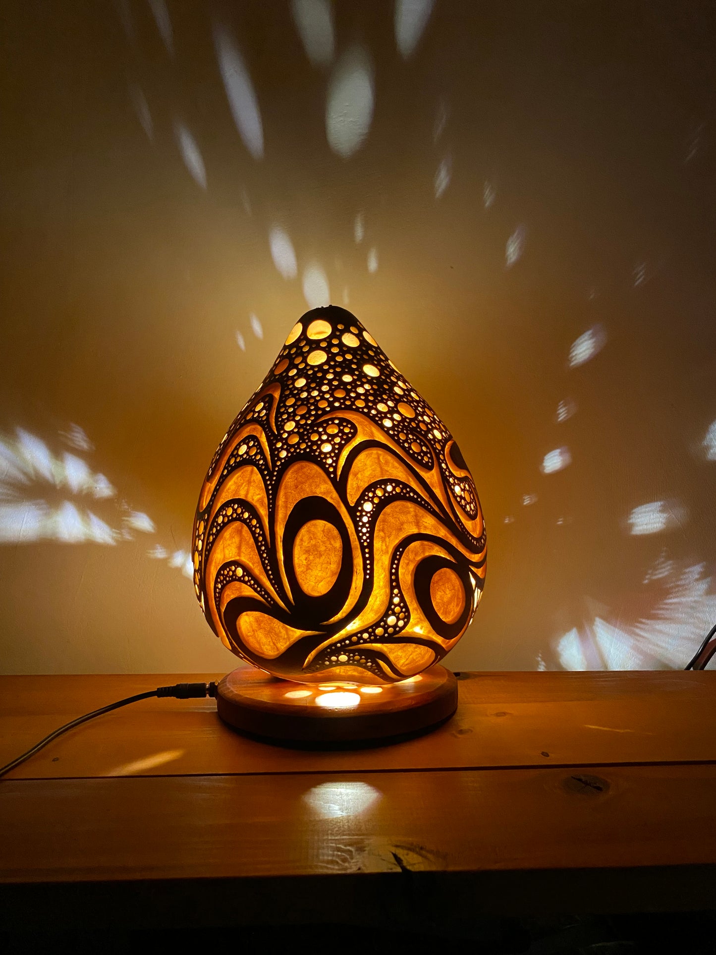 #241103 Gourd lamp ひょうたんランプ