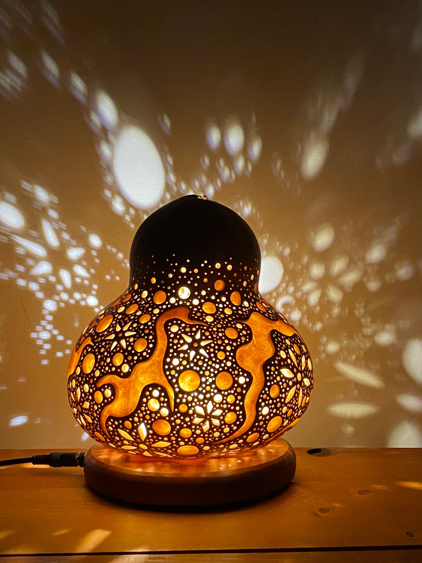 #241105 Gourd lamp ひょうたんランプ