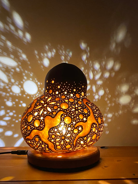 #241105 Gourd lamp ひょうたんランプ