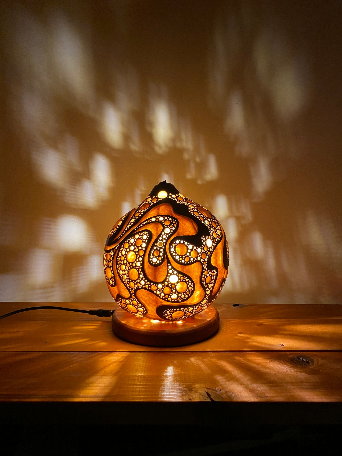 #241106 Gourd lamp ひょうたんランプ