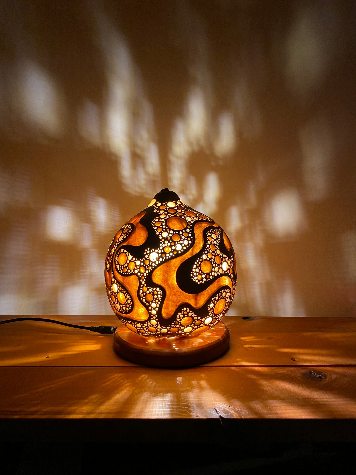 #241106 Gourd lamp ひょうたんランプ