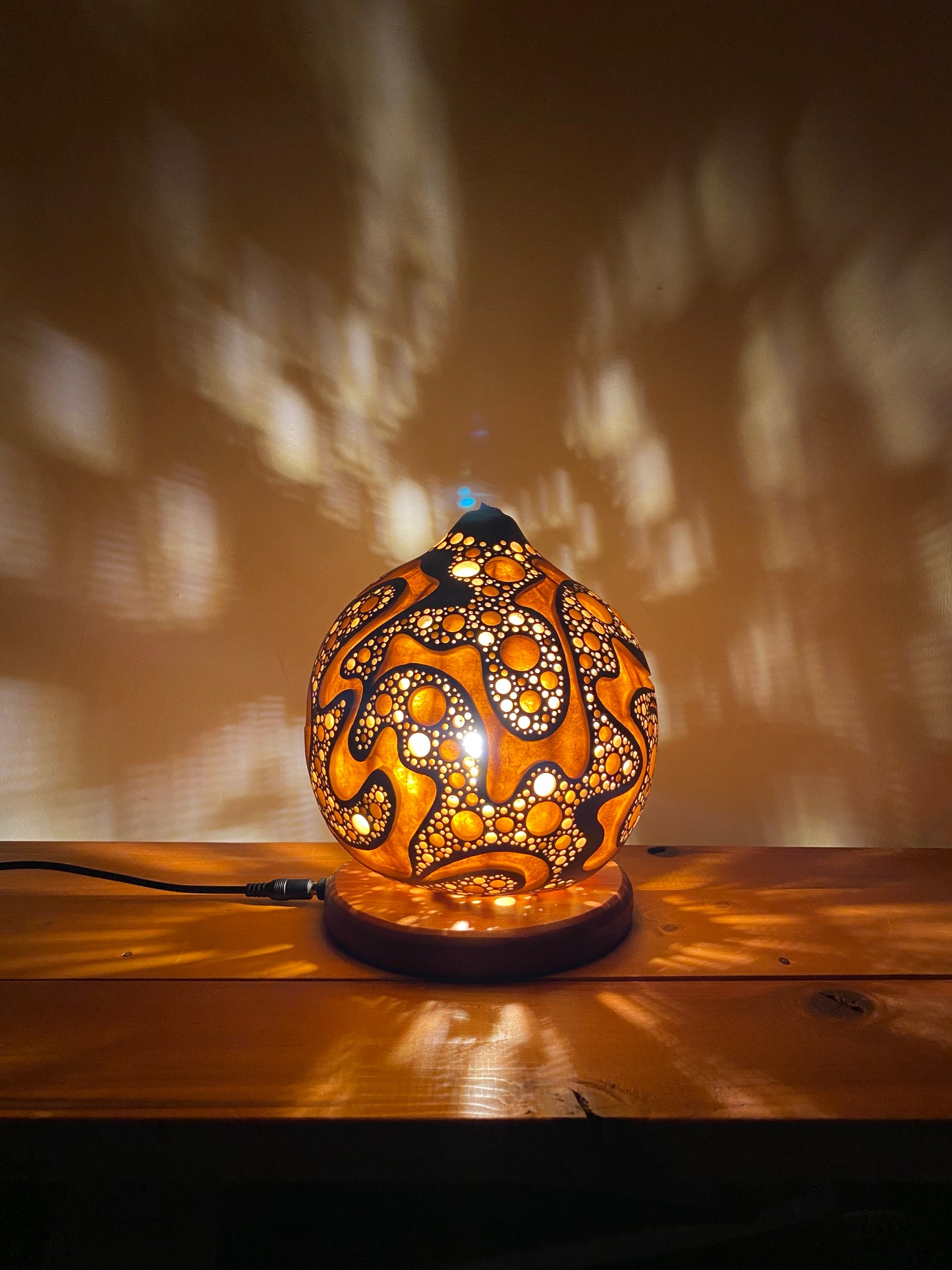 #241106 Gourd lamp ひょうたんランプ