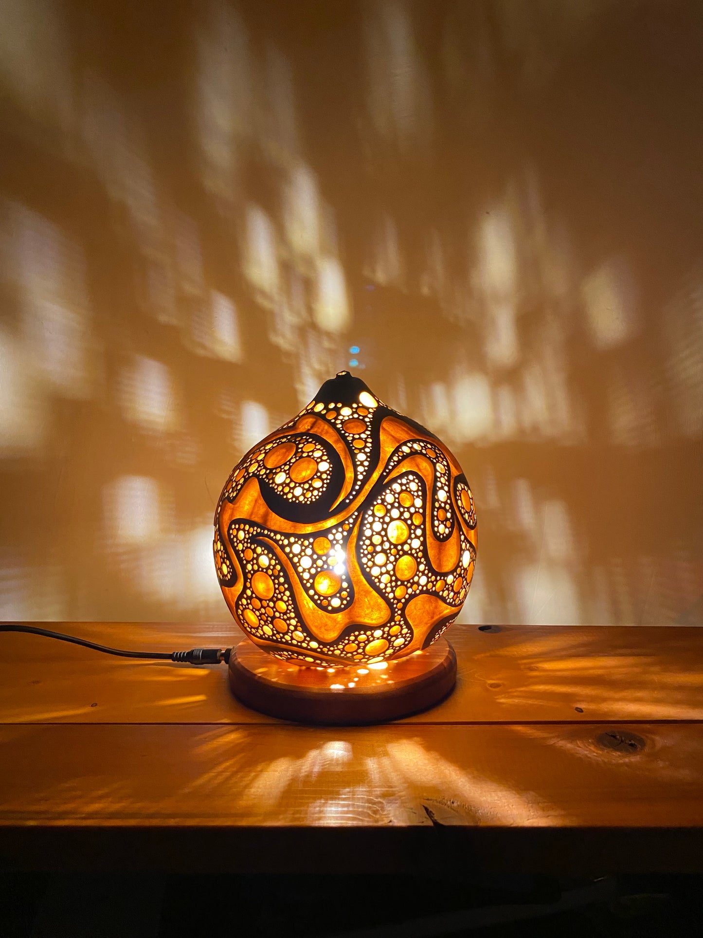 #241106 Gourd lamp ひょうたんランプ