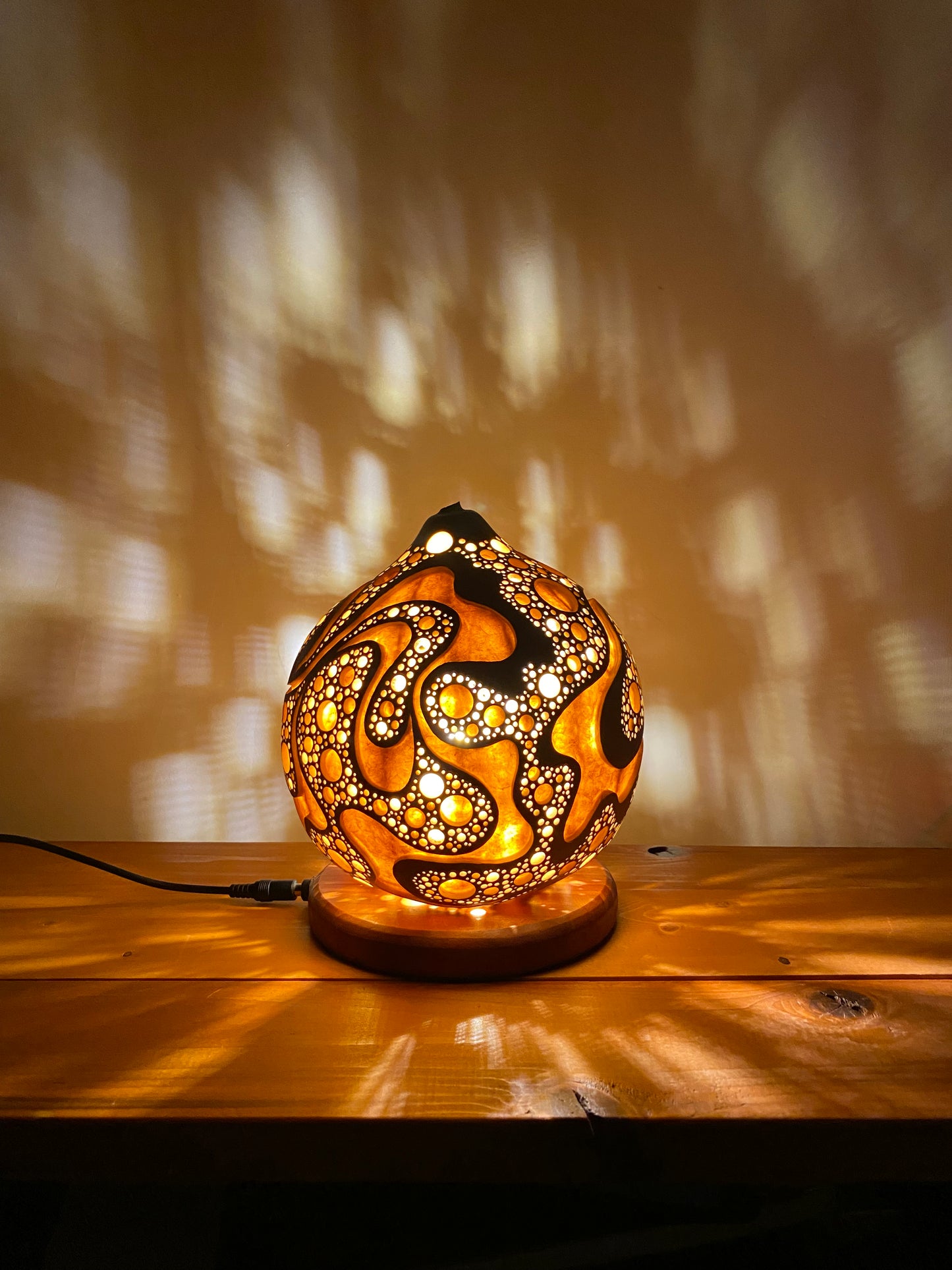 #241106 Gourd lamp ひょうたんランプ