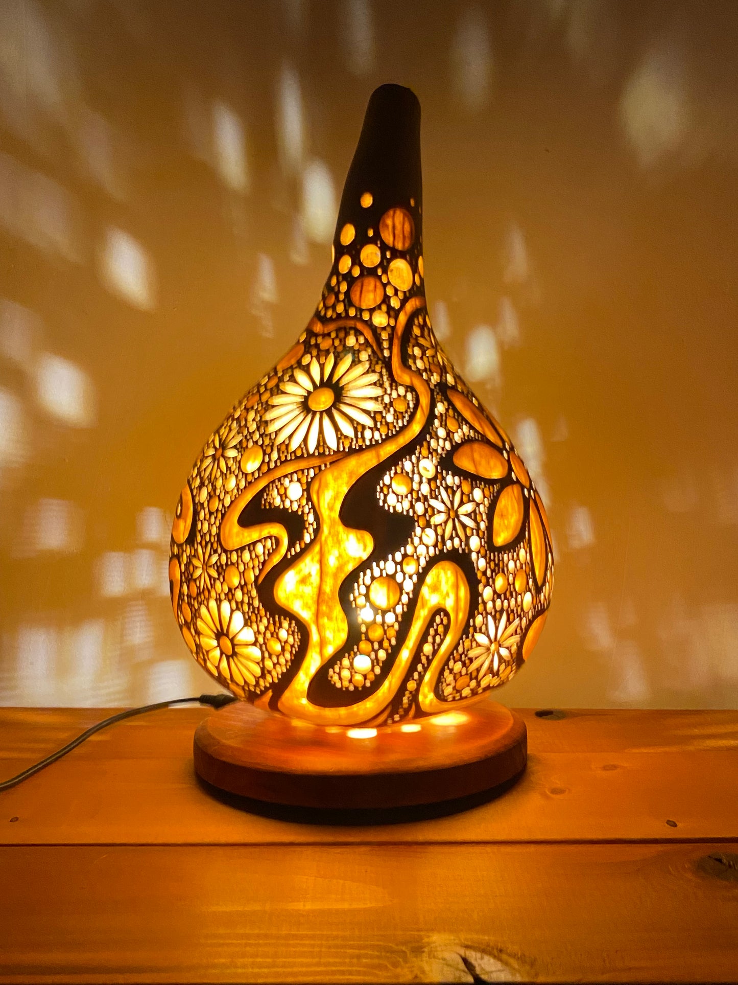 #241107 Gourd lamp ひょうたんランプ