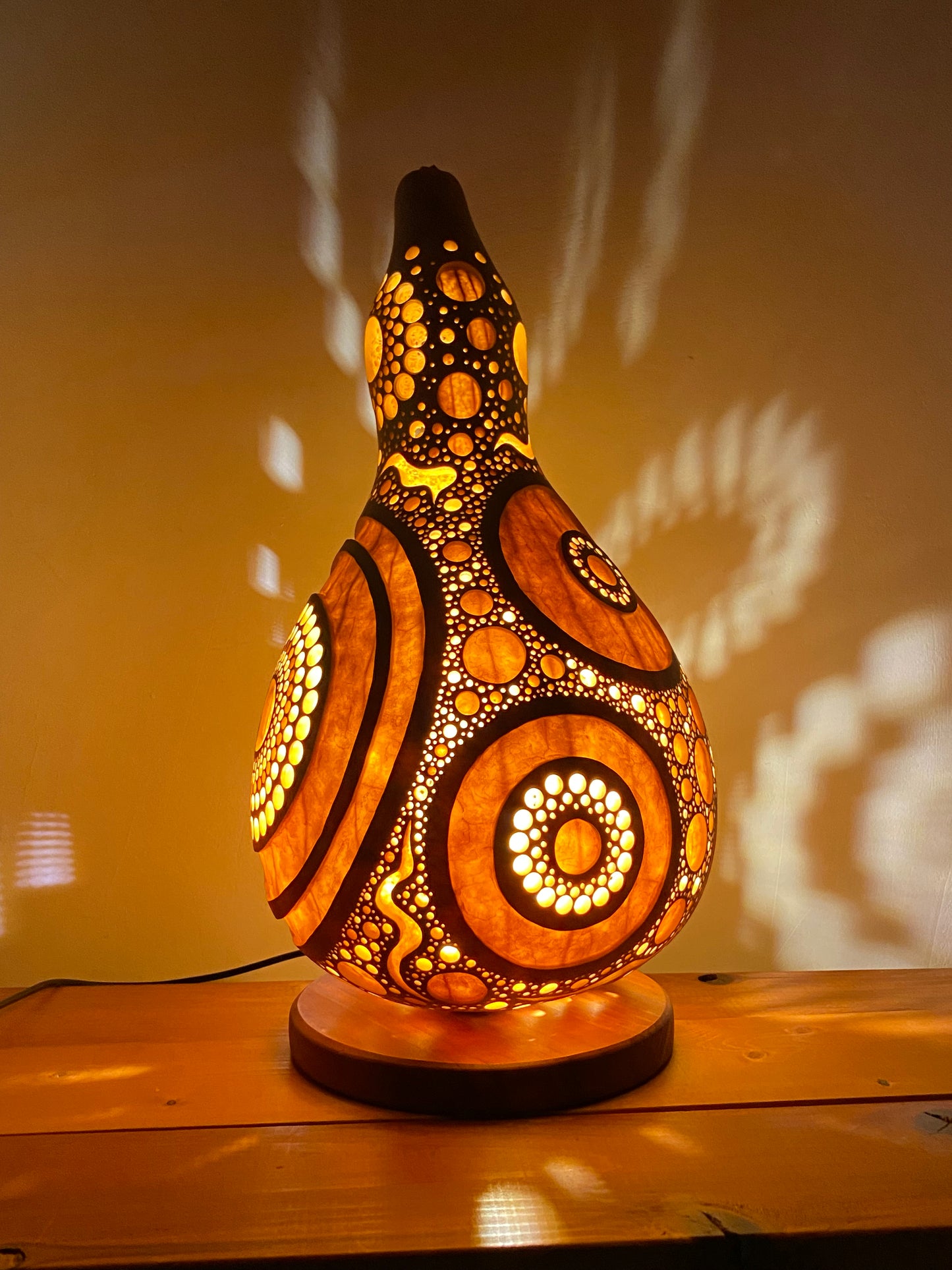 #241108 Gourd lamp ひょうたんランプ