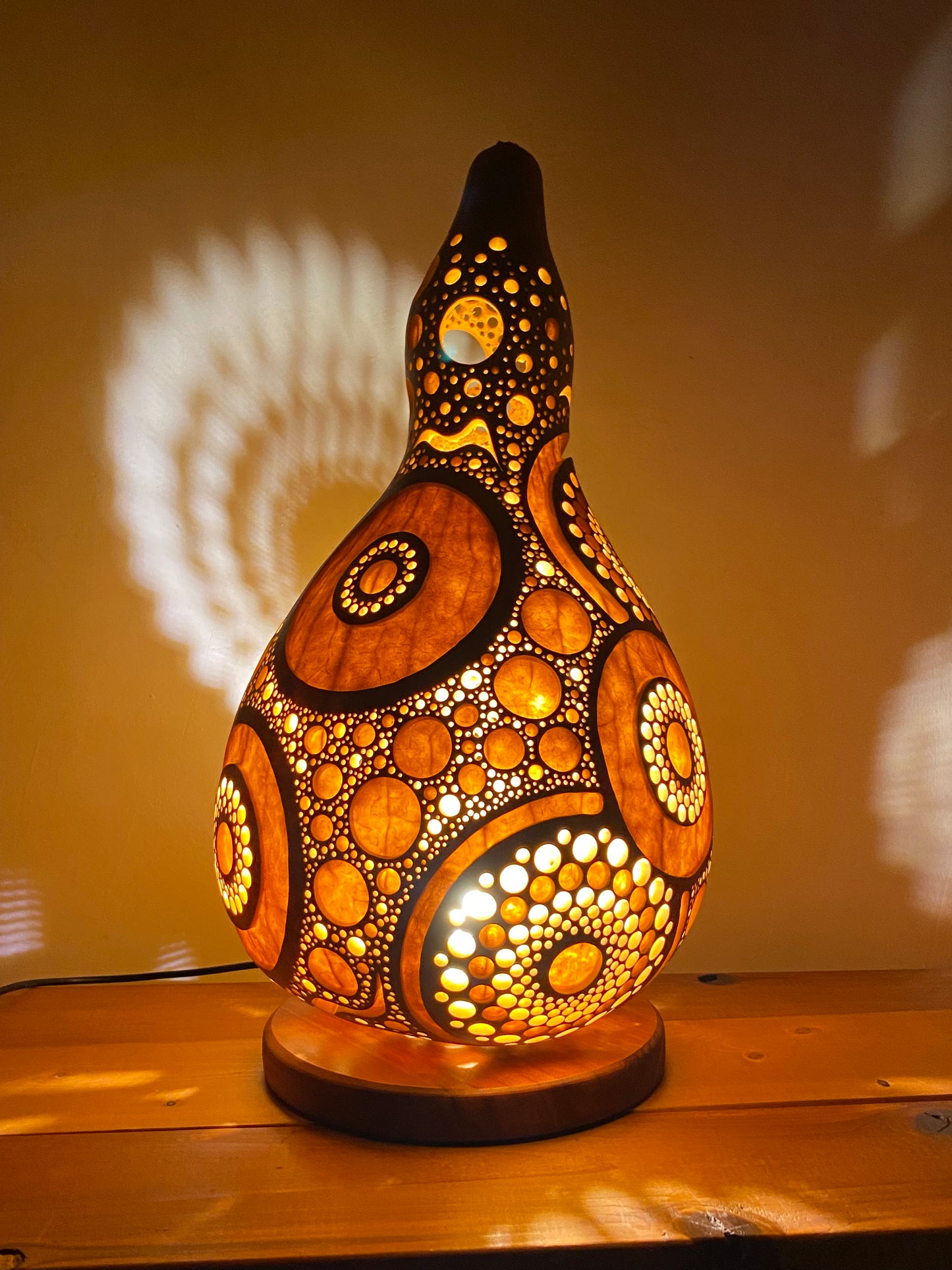 #241108 Gourd lamp ひょうたんランプ