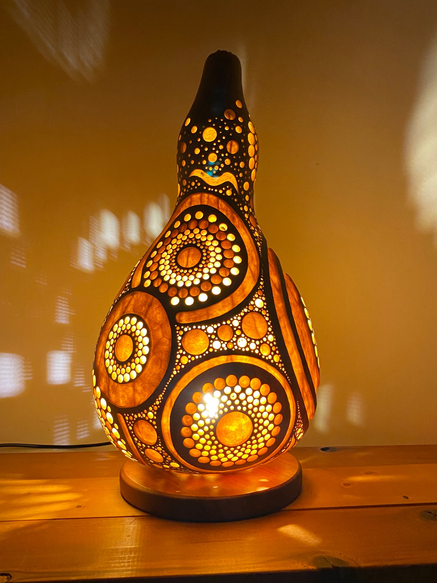 #241108 Gourd lamp ひょうたんランプ