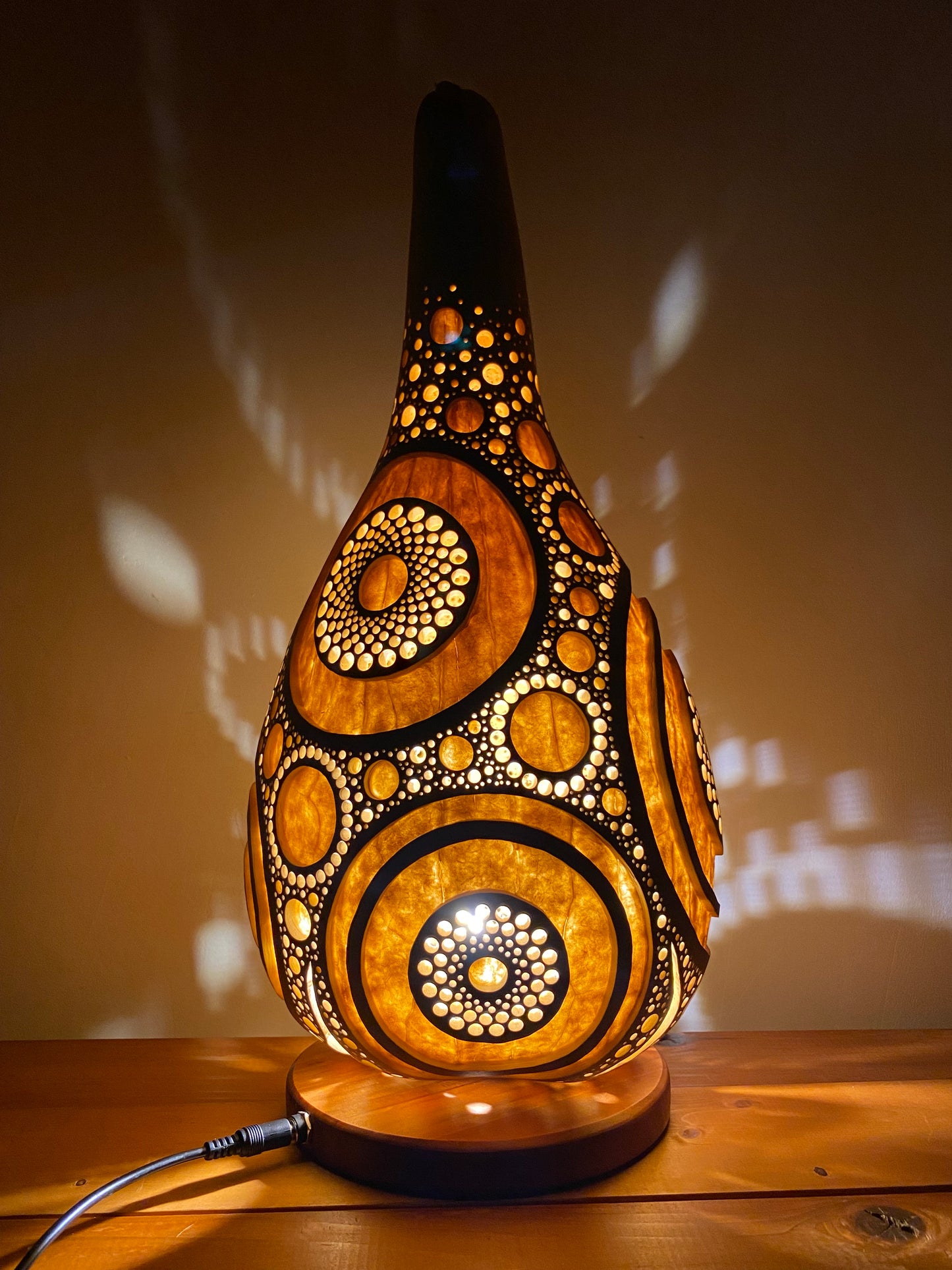 #241109 Gourd lamp ひょうたんランプ