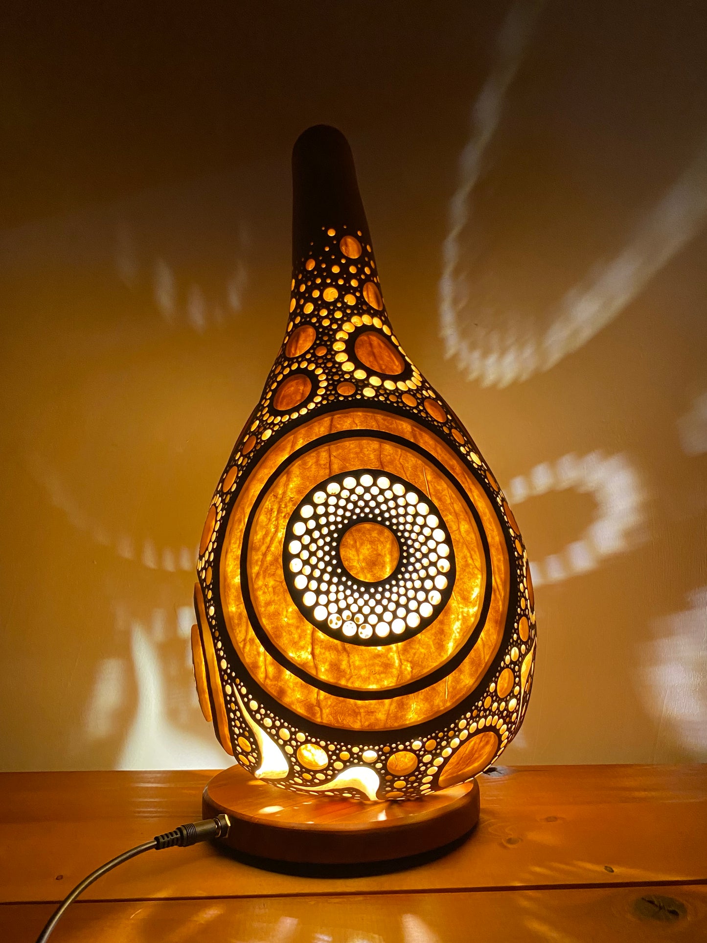 #241109 Gourd lamp ひょうたんランプ