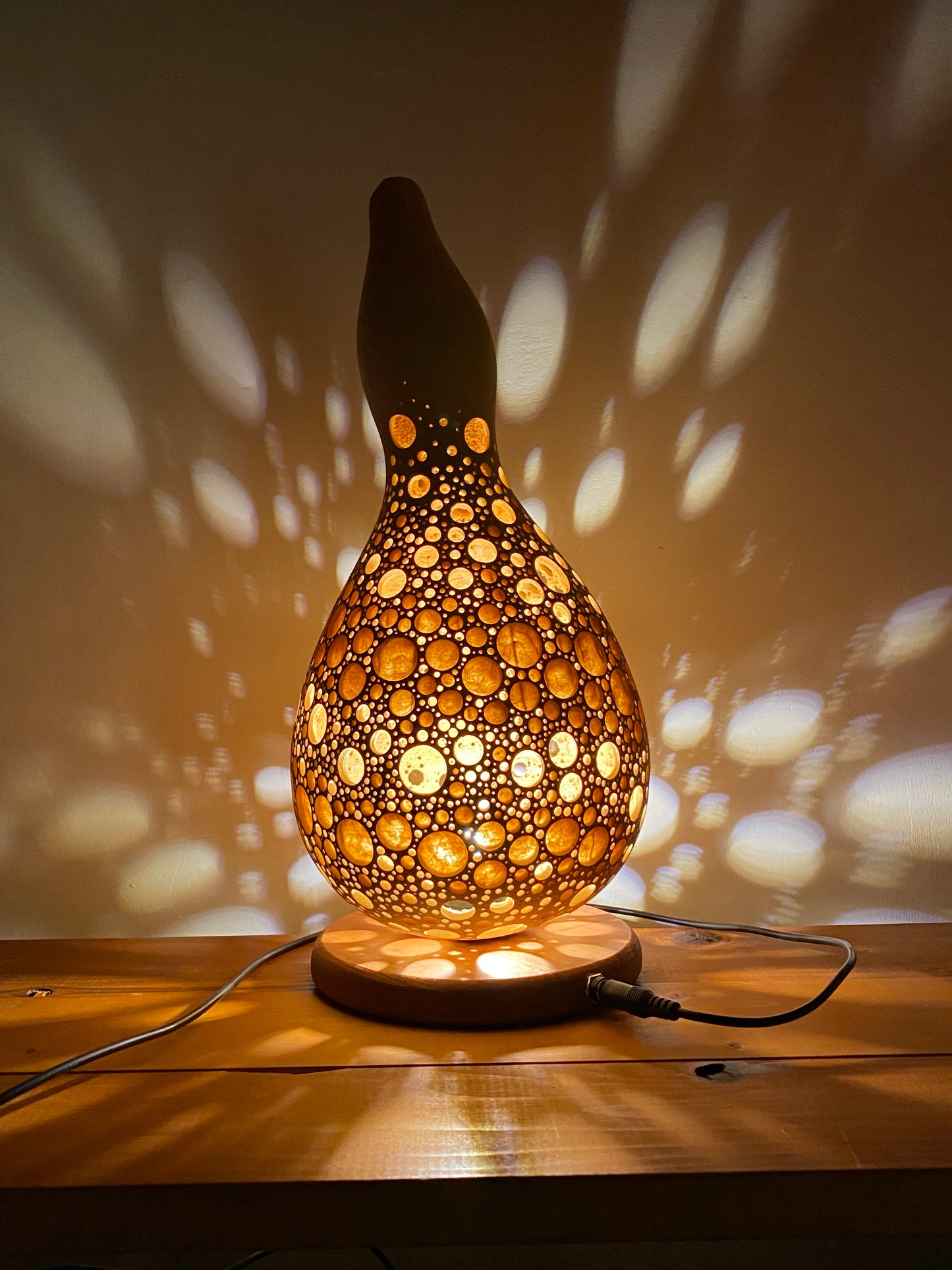 #241202 Gourd lamp ひょうたんランプ