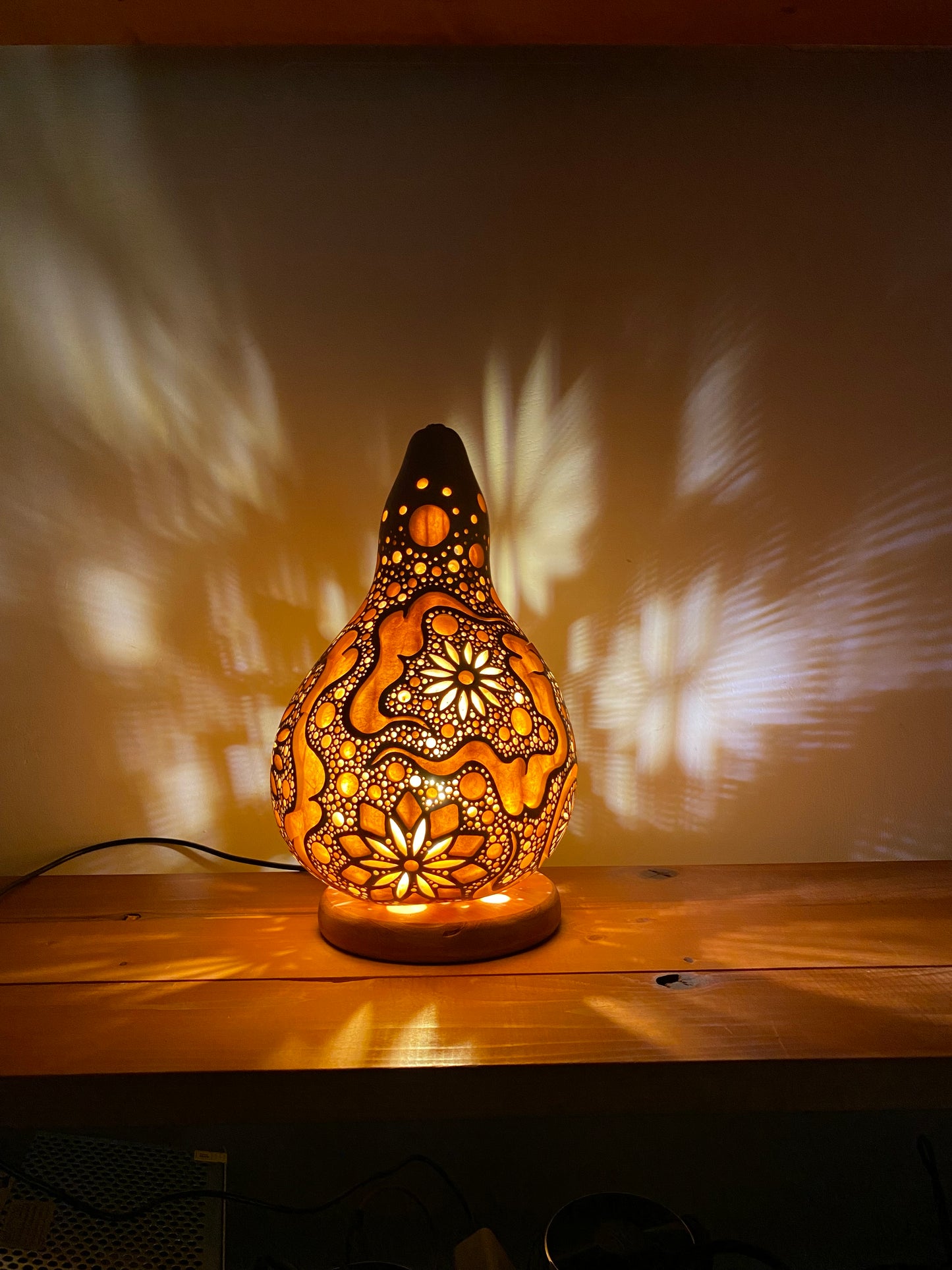 #241201 Gourd lamp ひょうたんランプ