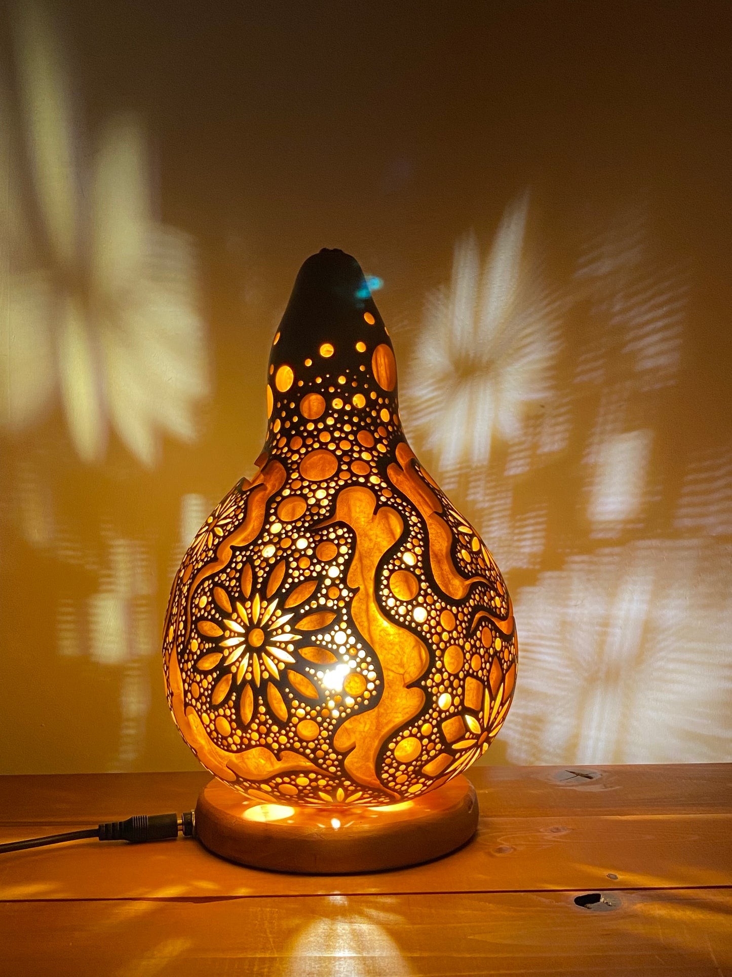 #241201 Gourd lamp ひょうたんランプ