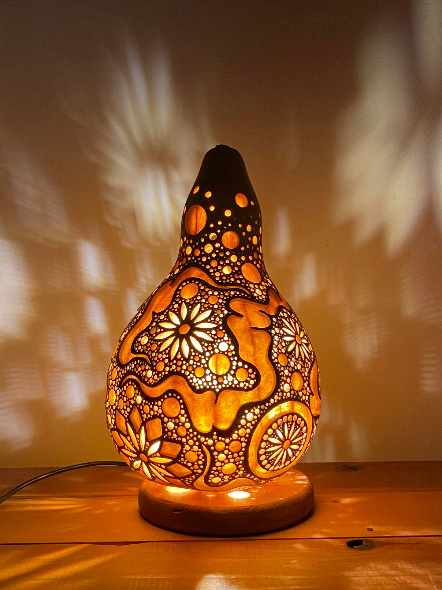 #241201 Gourd lamp ひょうたんランプ