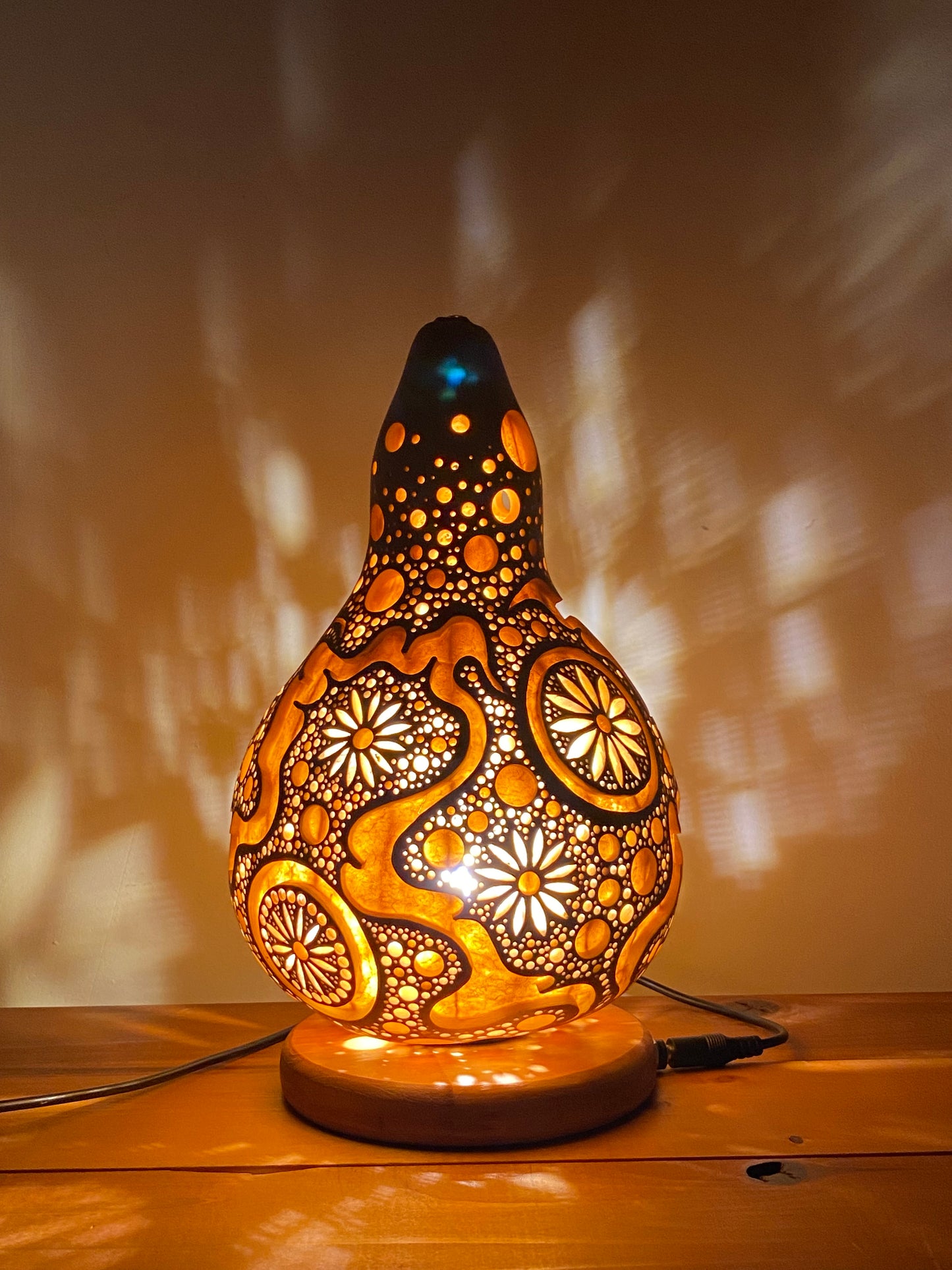 #241201 Gourd lamp ひょうたんランプ