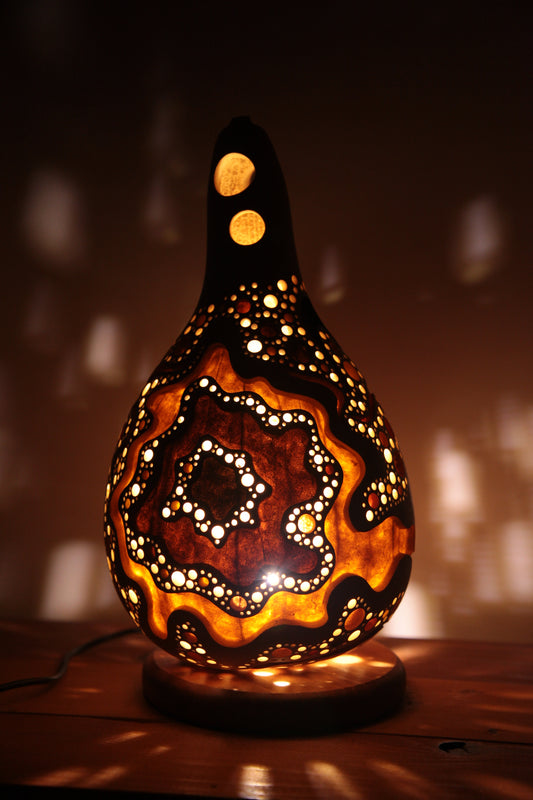 #230419Gourd lamp ひょうたんランプ