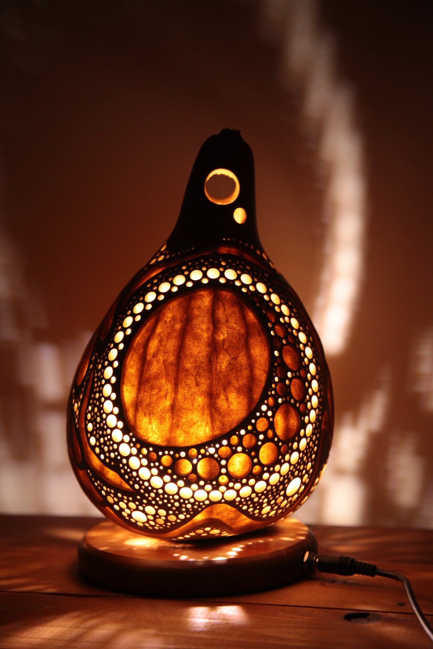 #230414Gourd lamp ひょうたんランプ