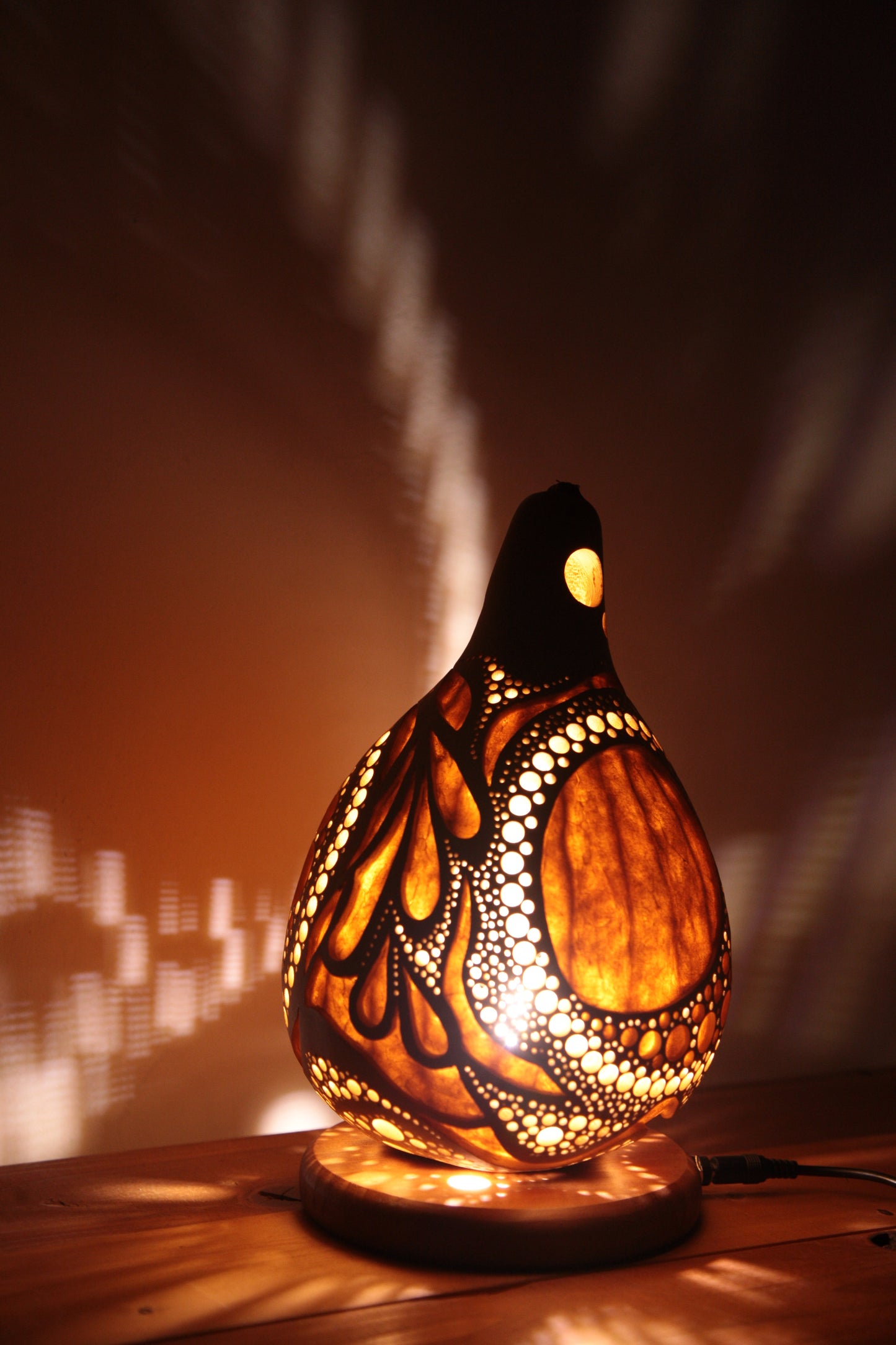 #230414Gourd lamp ひょうたんランプ