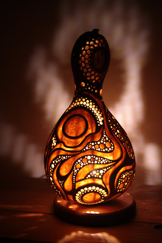 #230503Gourd lamp ひょうたんランプ