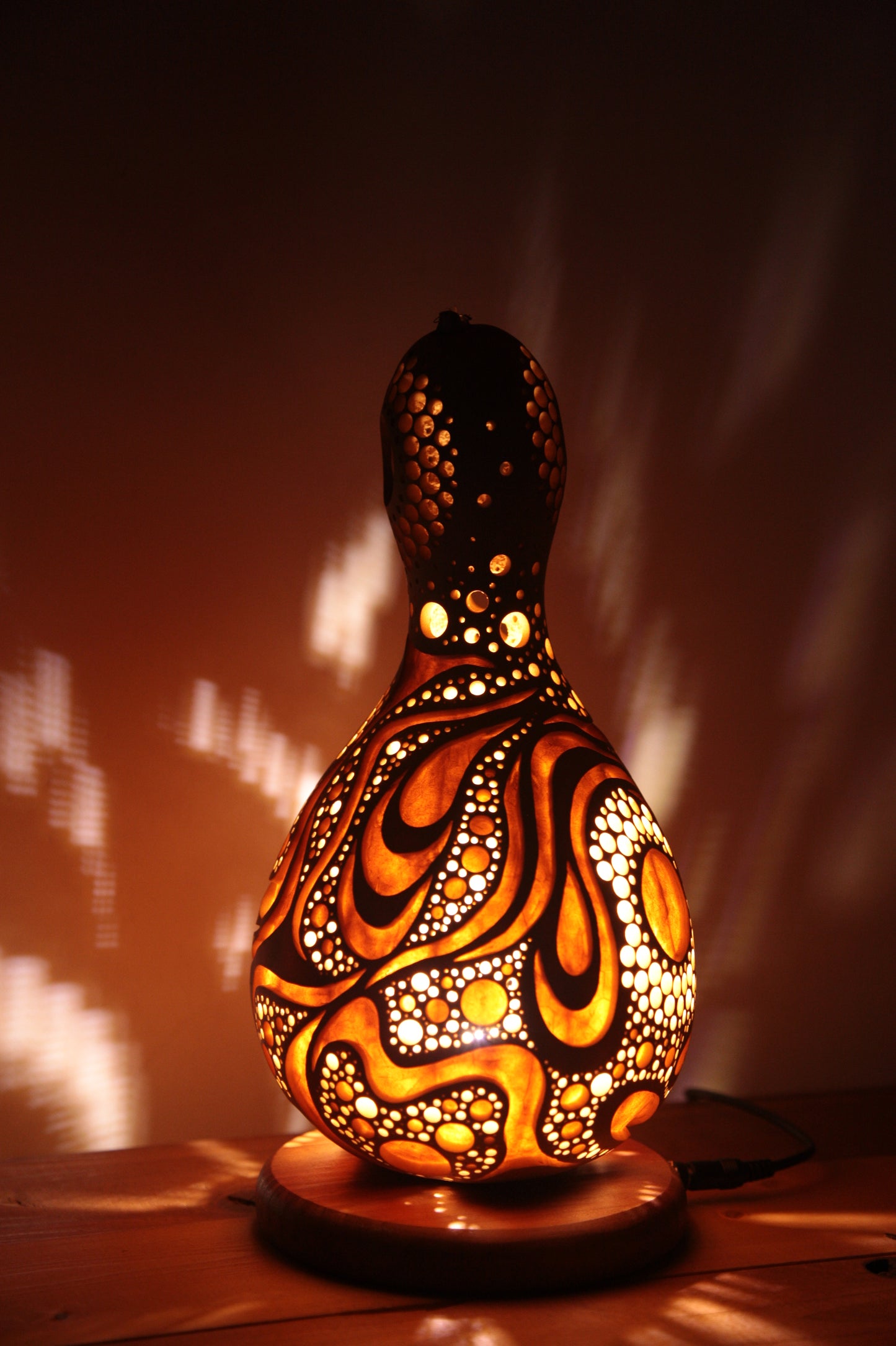 #230503Gourd lamp ひょうたんランプ