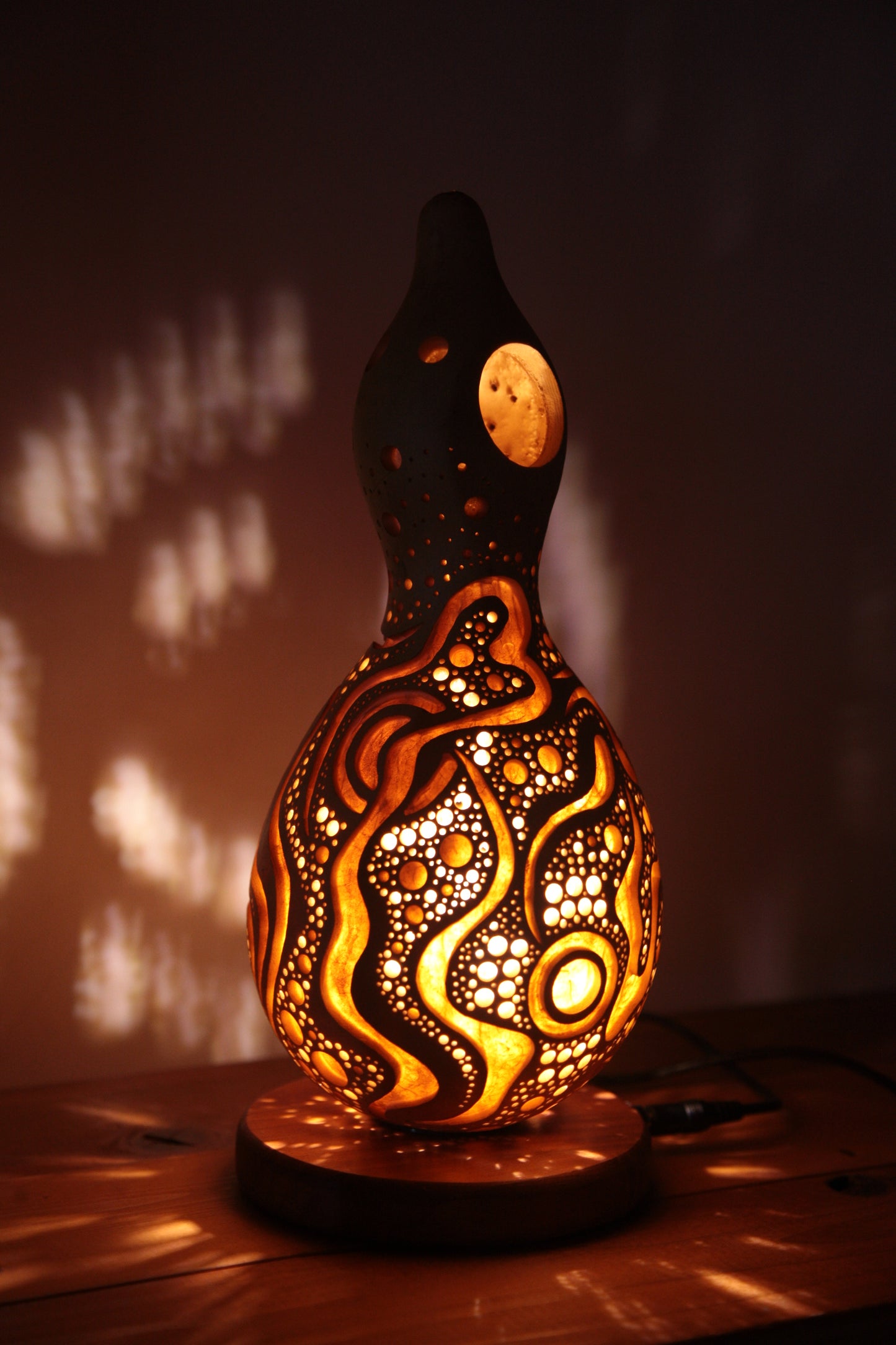 #230516Gourd lamp ひょうたんランプ