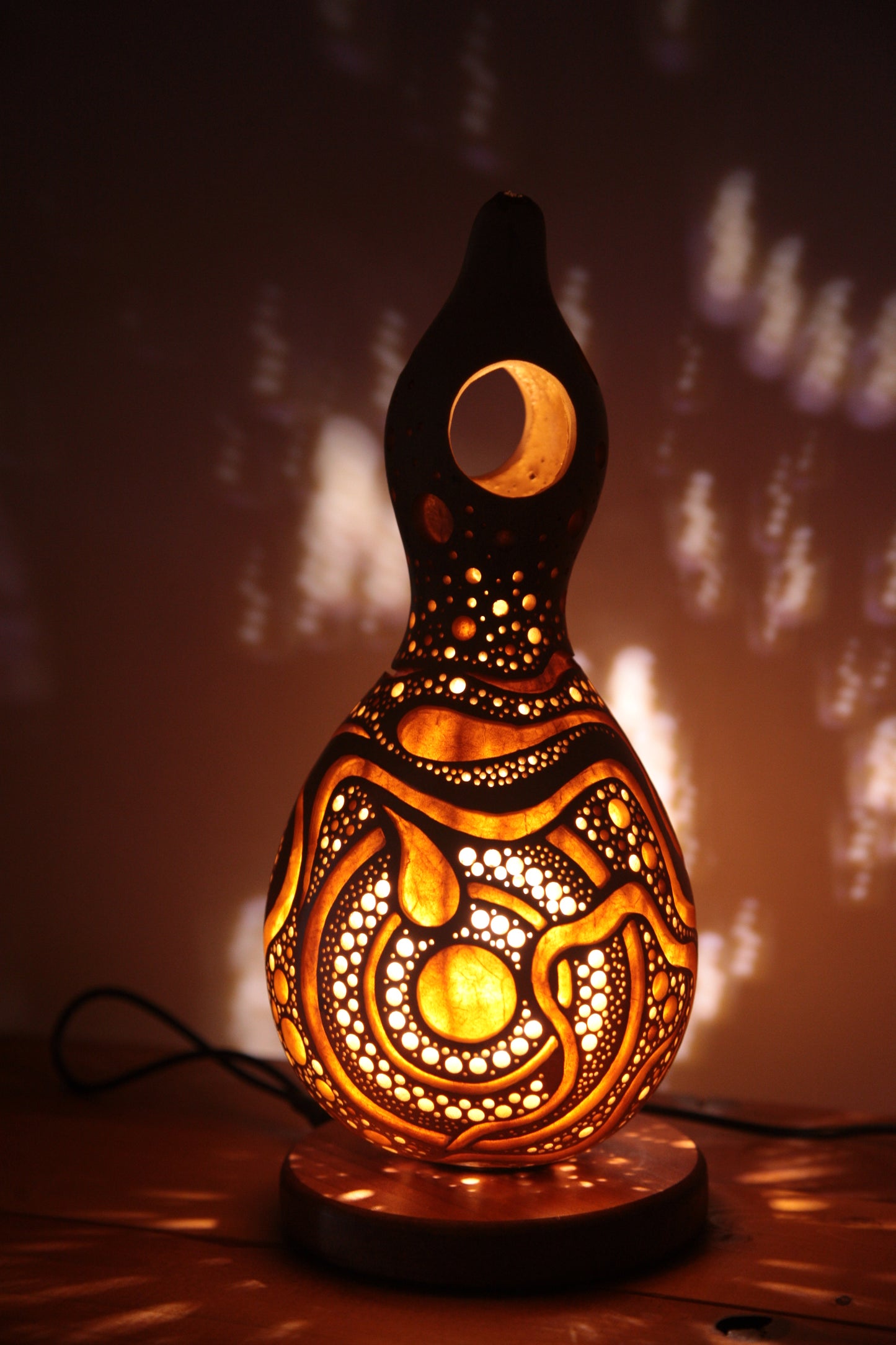 #230516Gourd lamp ひょうたんランプ