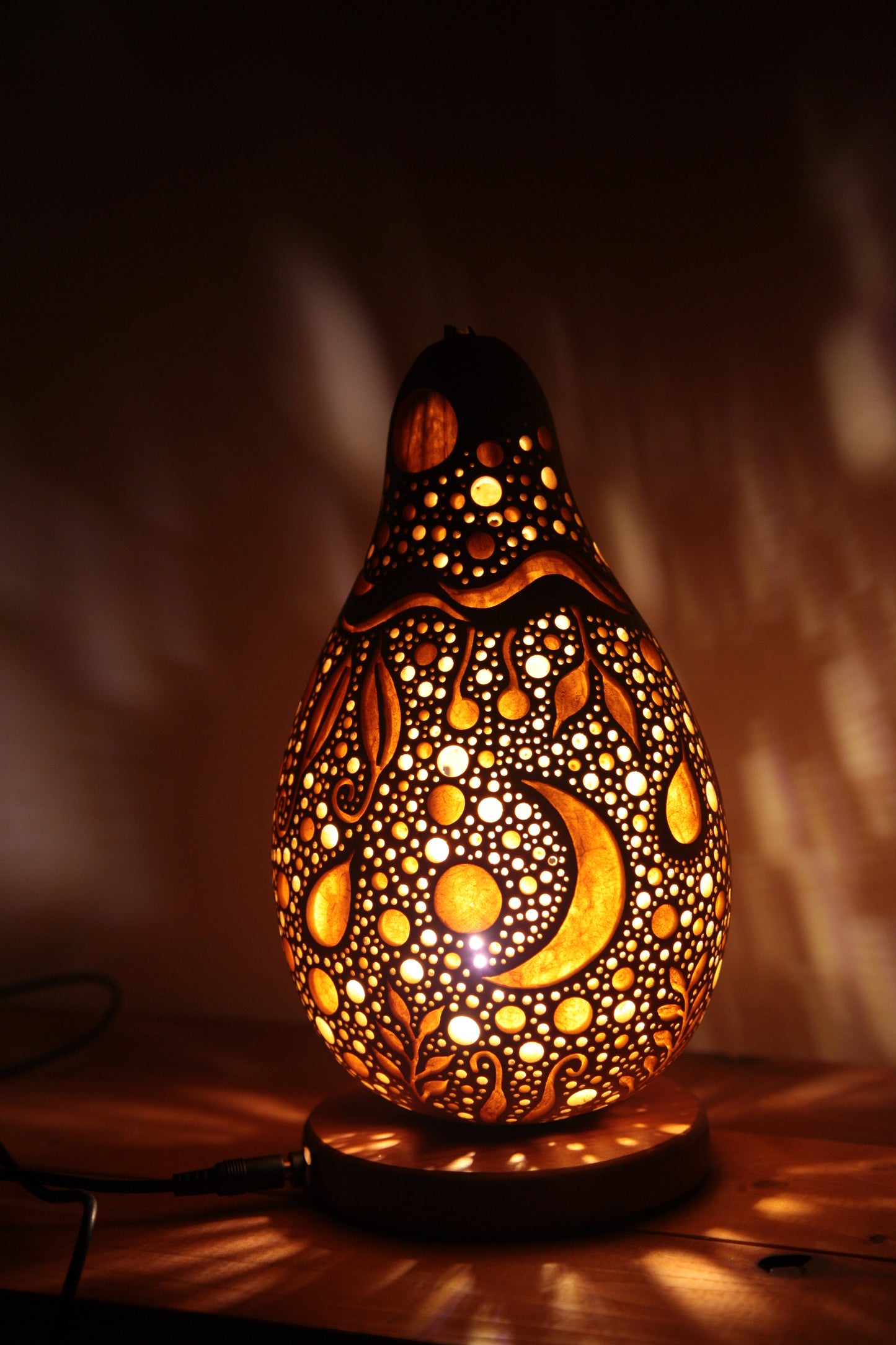 #230422Gourd lamp ひょうたんランプ