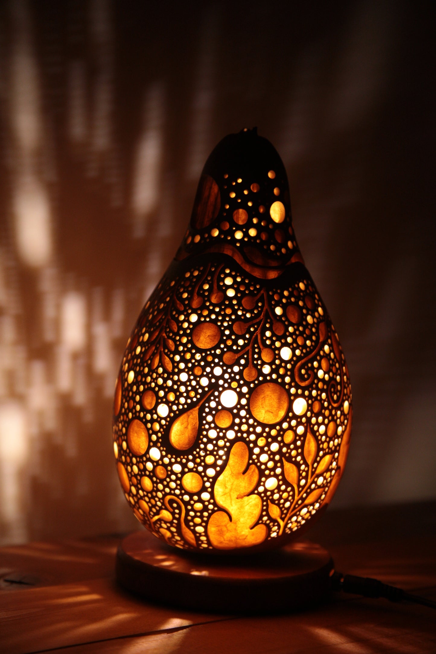 #230422Gourd lamp ひょうたんランプ