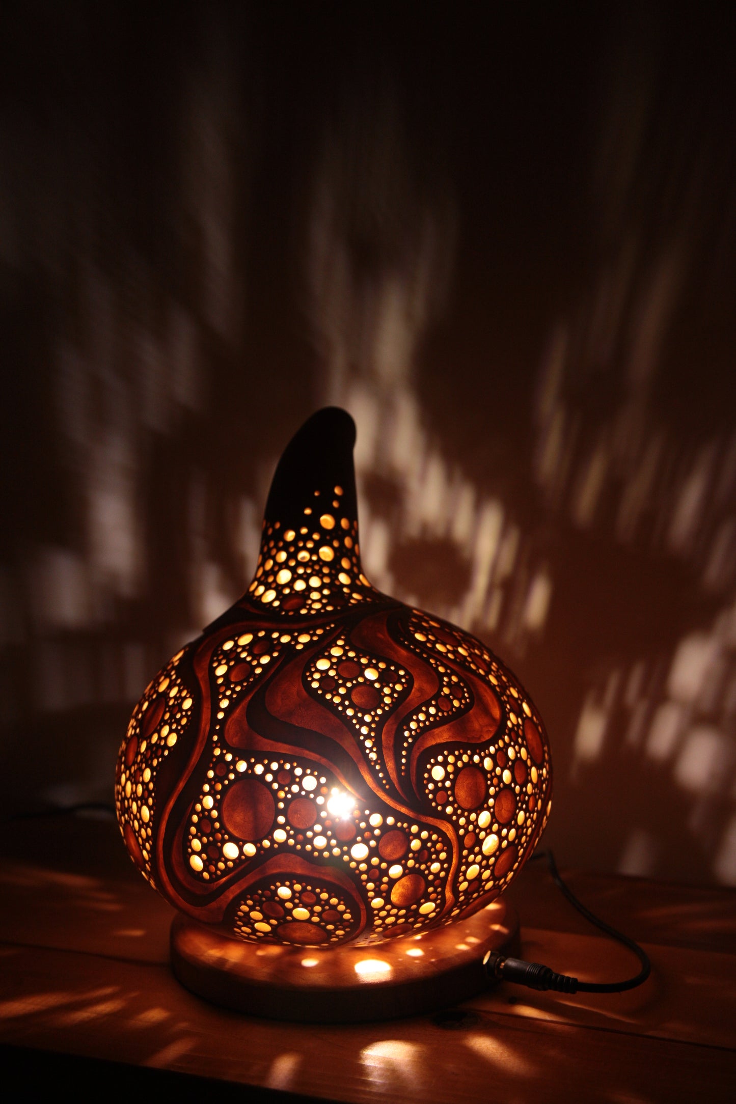 #230416Gourd lamp ひょうたんランプ