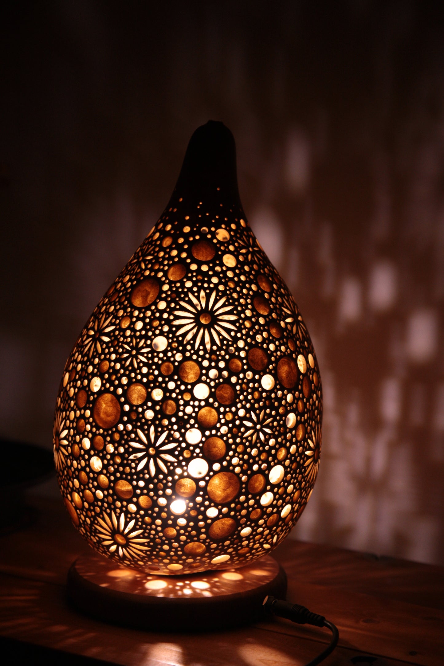 #230506Gourd lamp ひょうたんランプ