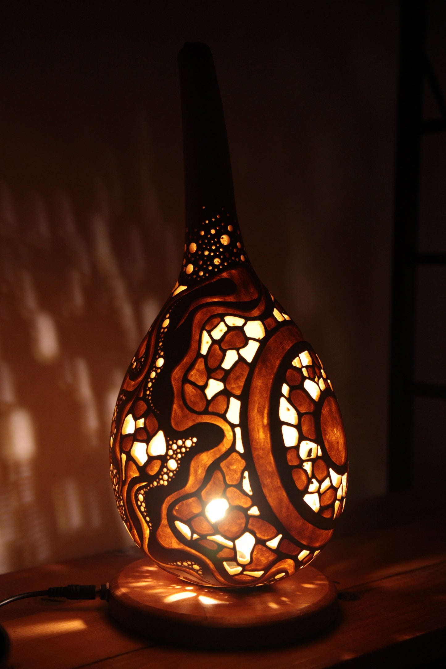 #230417Gourd lamp ひょうたんランプ