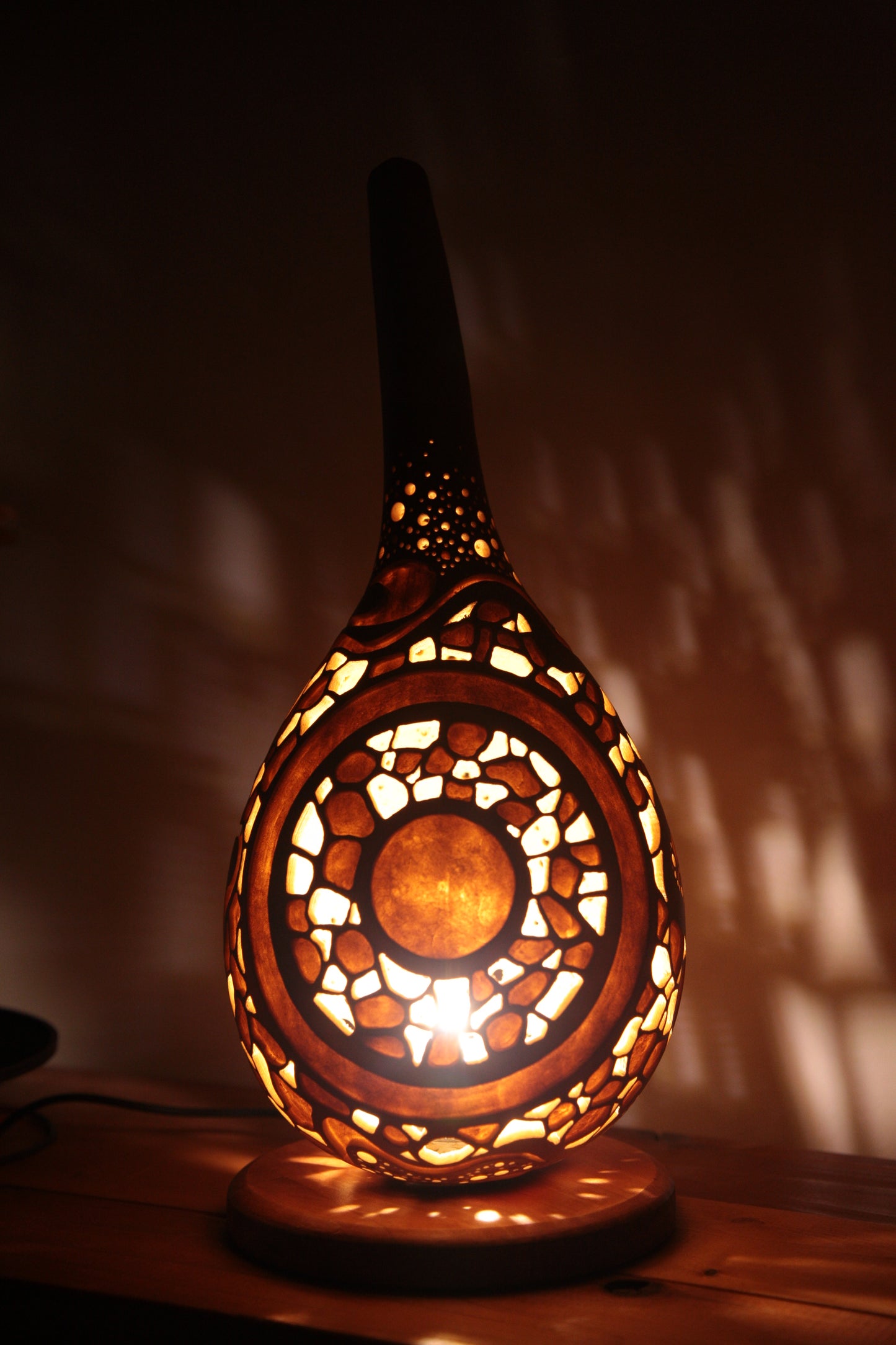 #230417Gourd lamp ひょうたんランプ