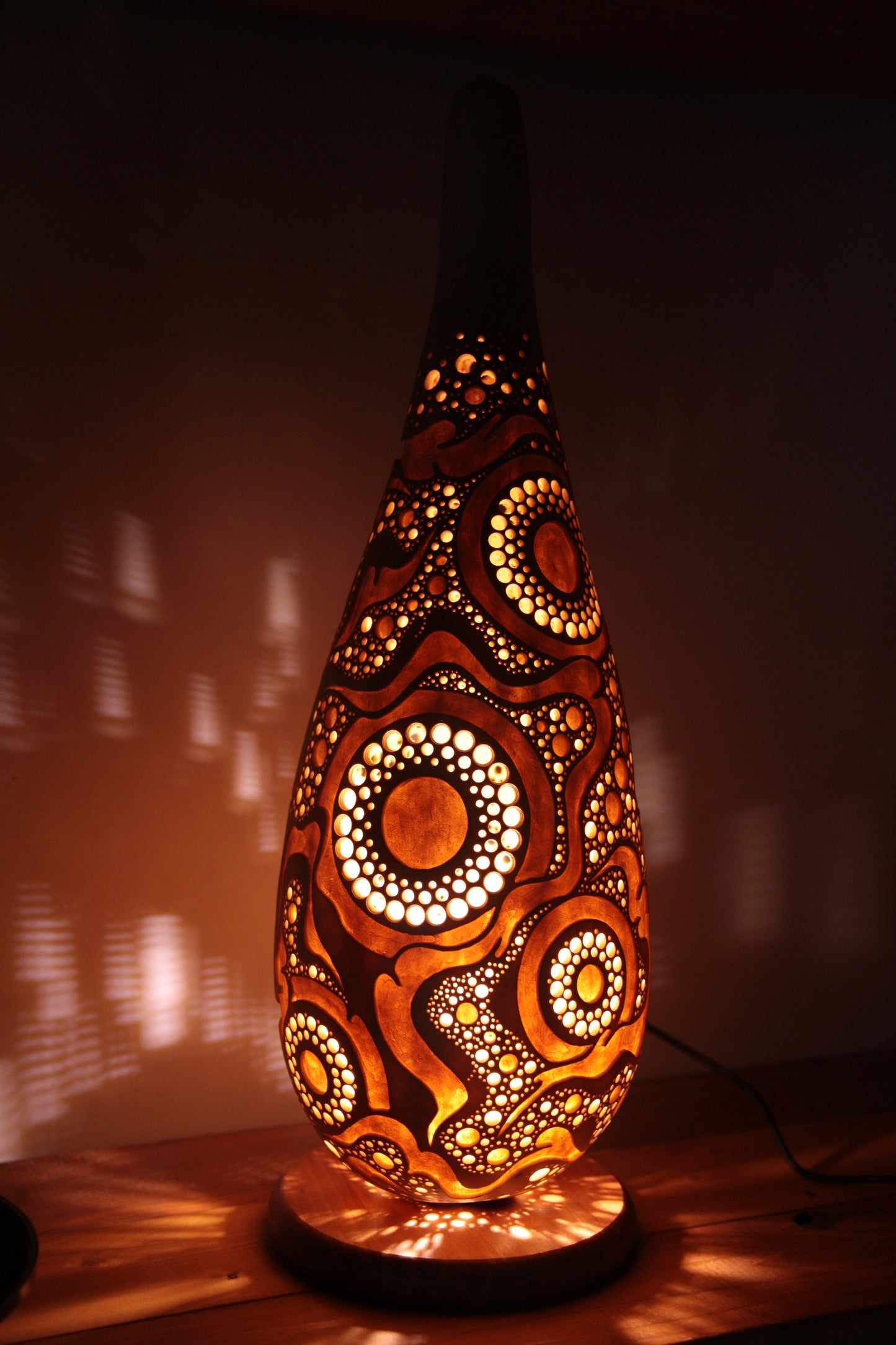 #230427Gourd lamp ひょうたんランプ