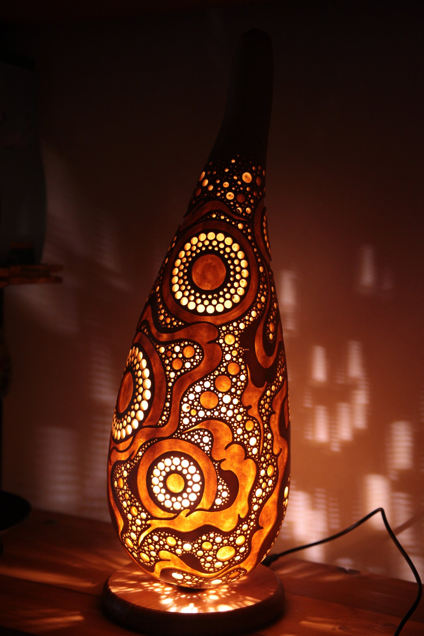 #230427Gourd lamp ひょうたんランプ