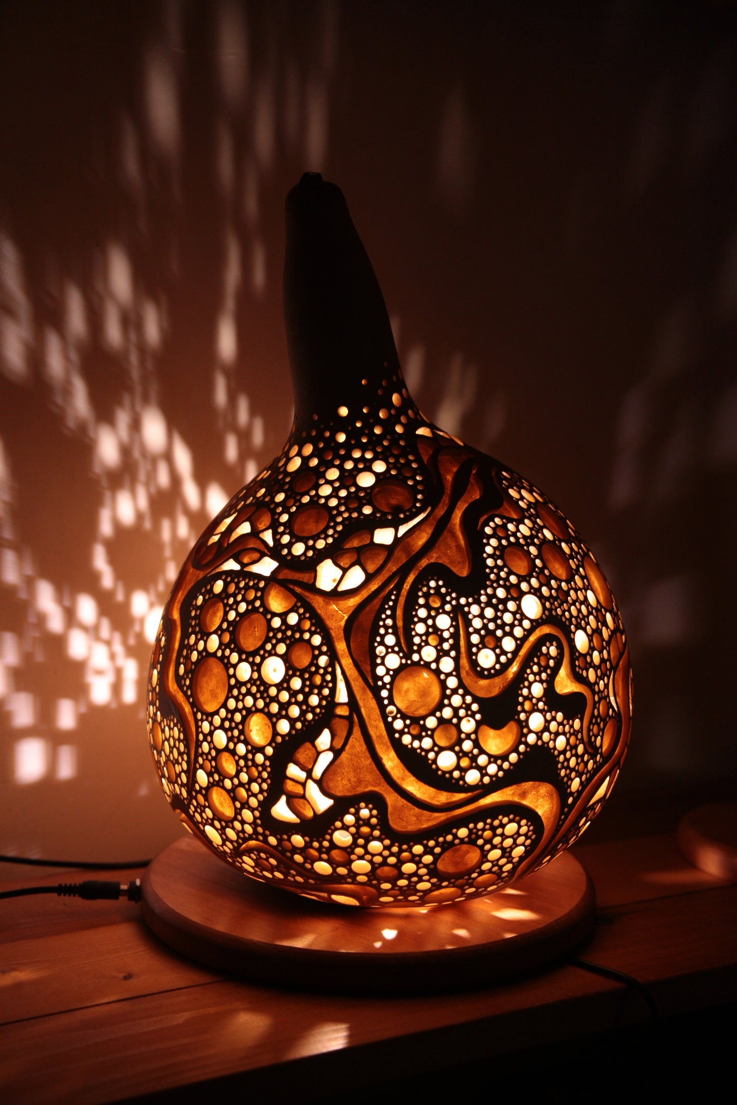 #230411Gourd lamp ひょうたんランプ