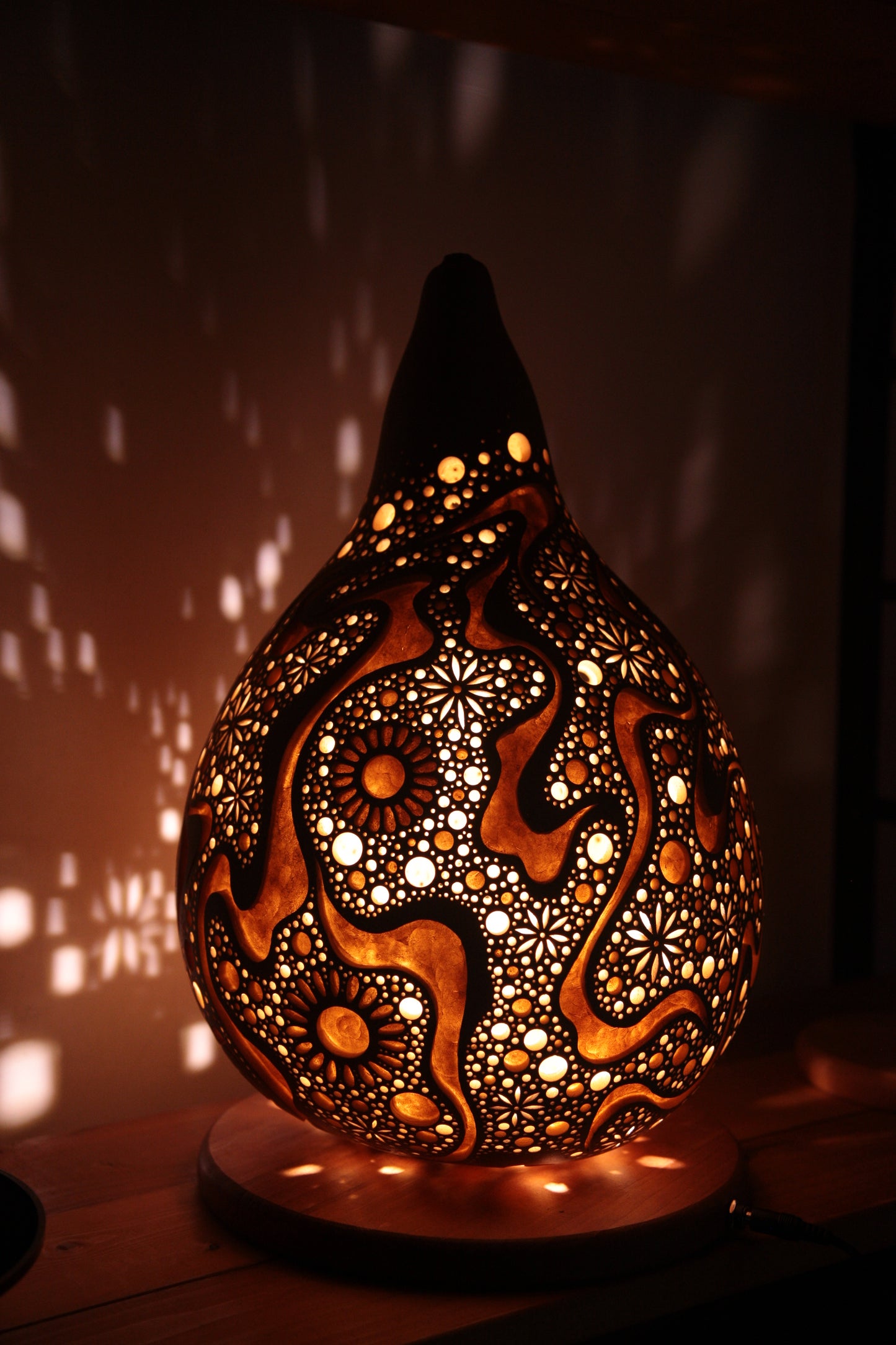 #230410 Gourd lamp ひょうたんランプ