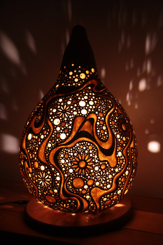 #230410 Gourd lamp ひょうたんランプ