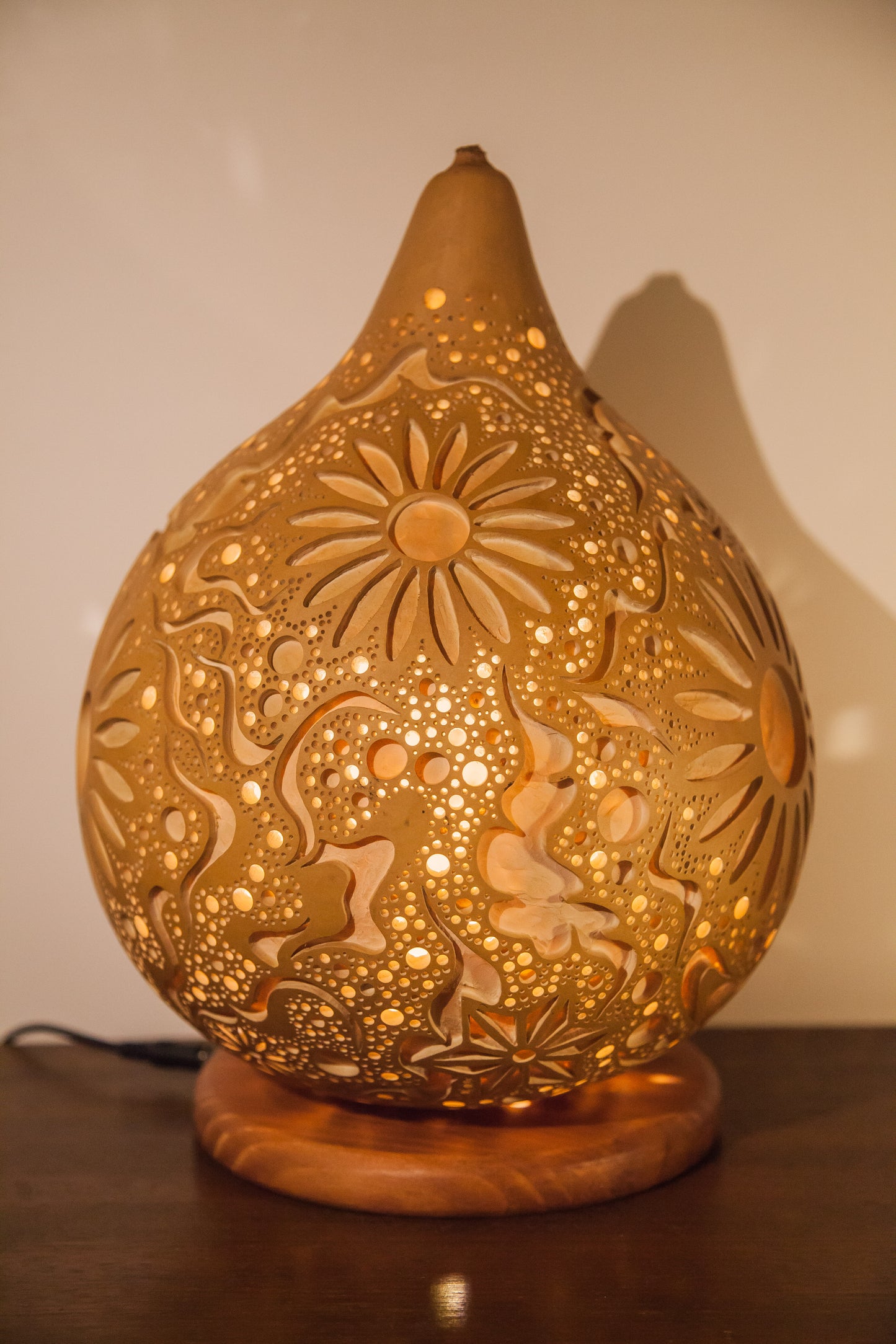 #230709Gourd lamp ひょうたんランプ