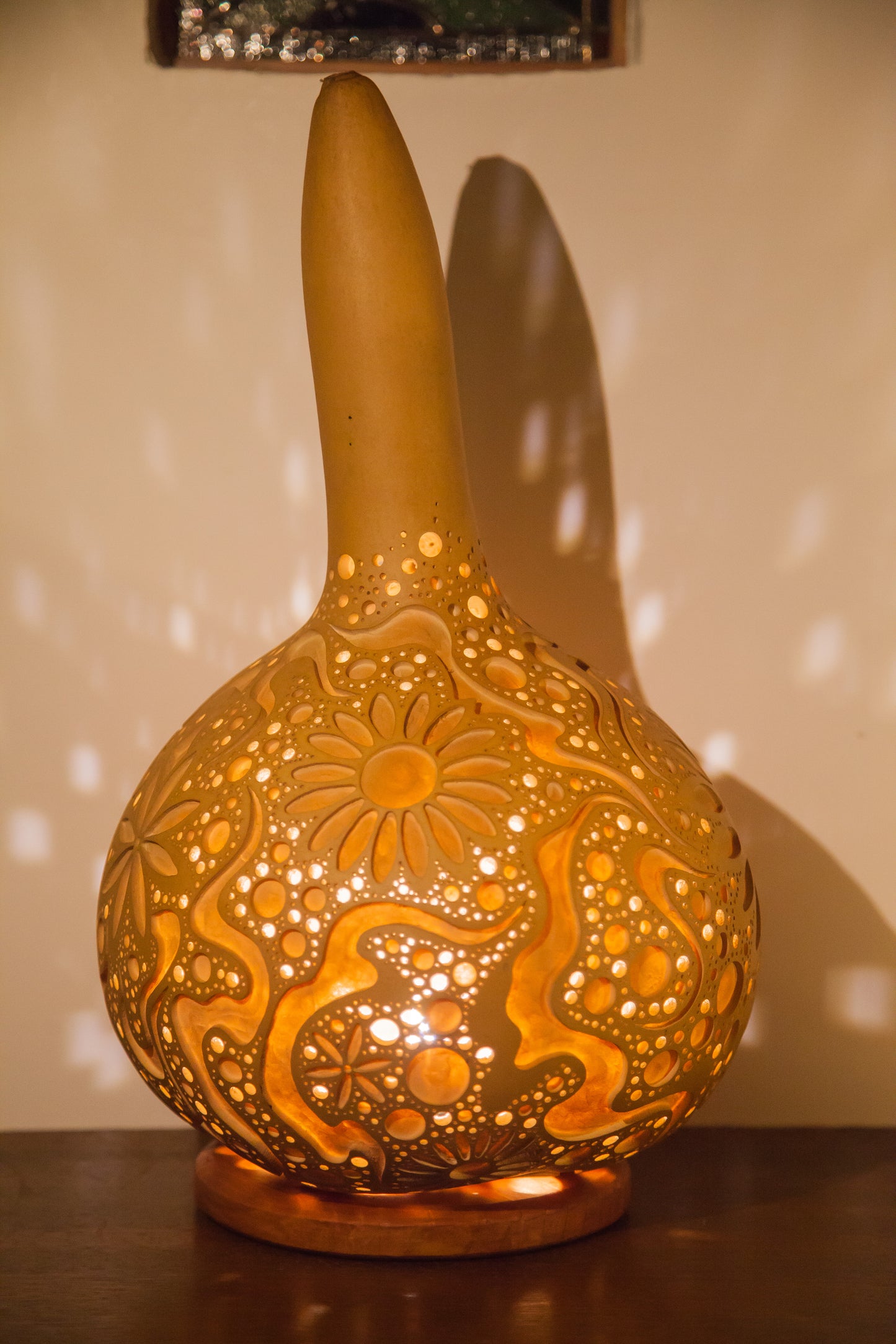 #230710Gourd lamp ひょうたんランプ